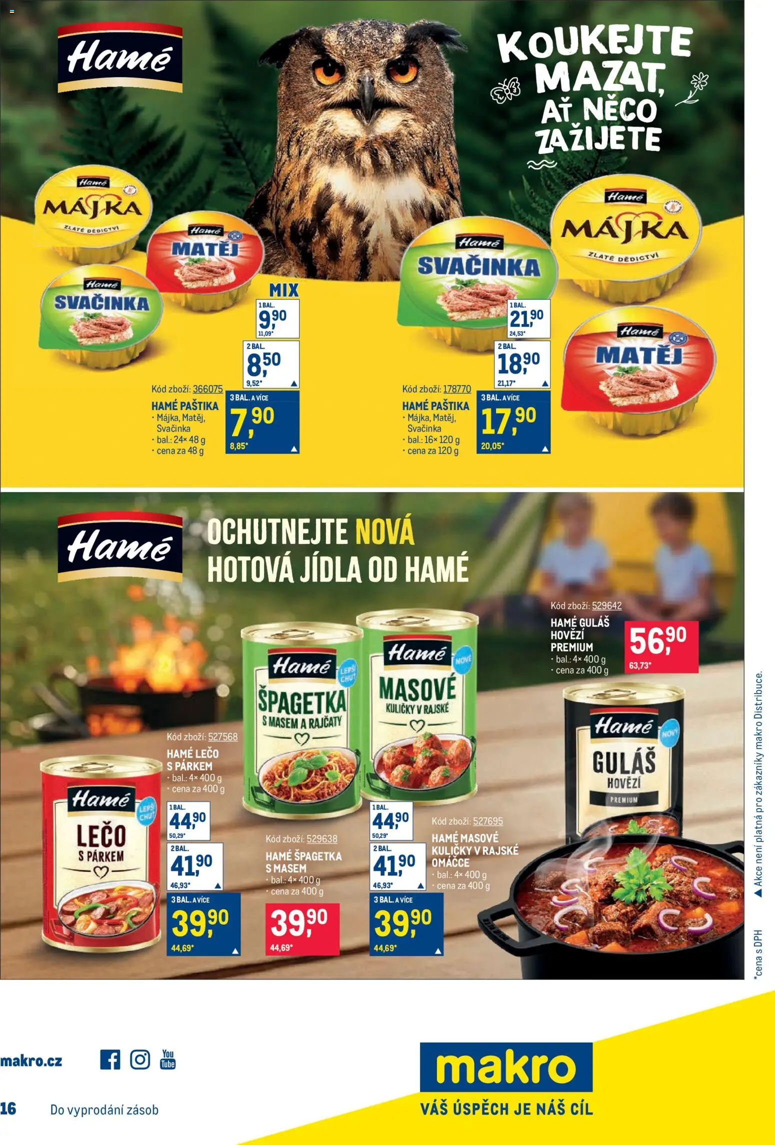 Makro leták - Maloobchod od 15.07.2026 | Strana: 17 | Produkty: Hotová jídla, Kuličky, Lečo, Paštika