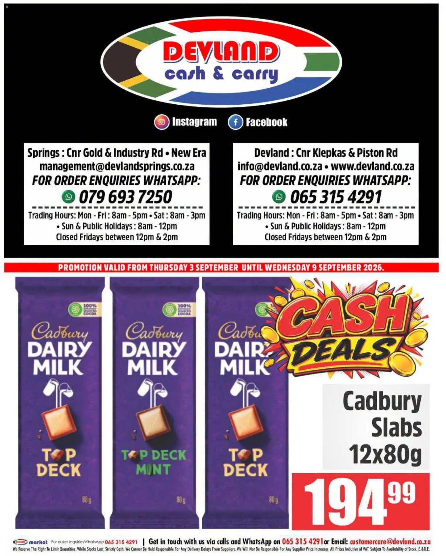New Devland catalogue – valid from 03/09/2026 | Page: 3 | Products: Milk