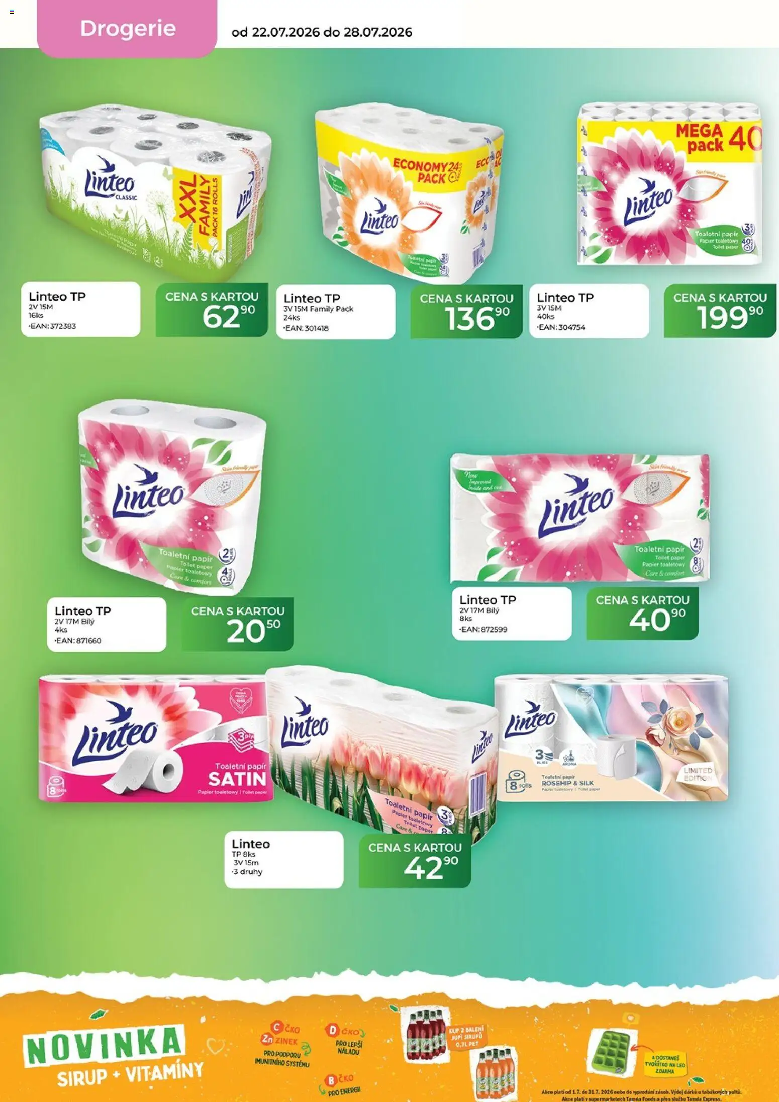 Tamda Foods leták od 22.07.2026 | Strana: 58 | Produkty: Tvořítko na led, Sirup, Drogerie, Tvořítko