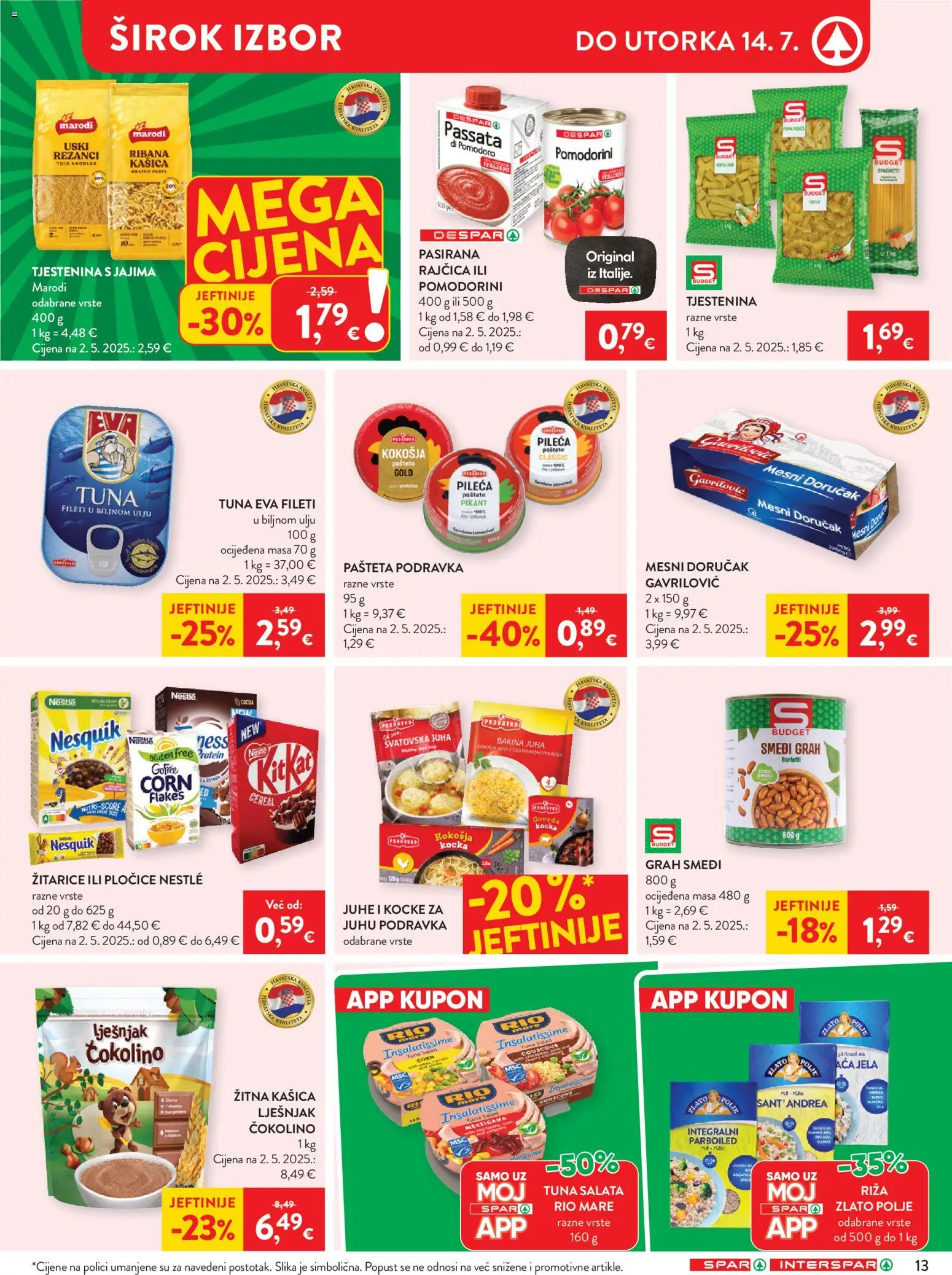 Spar katalog | vrijedi od 08.07.2026 | Stranica: 25