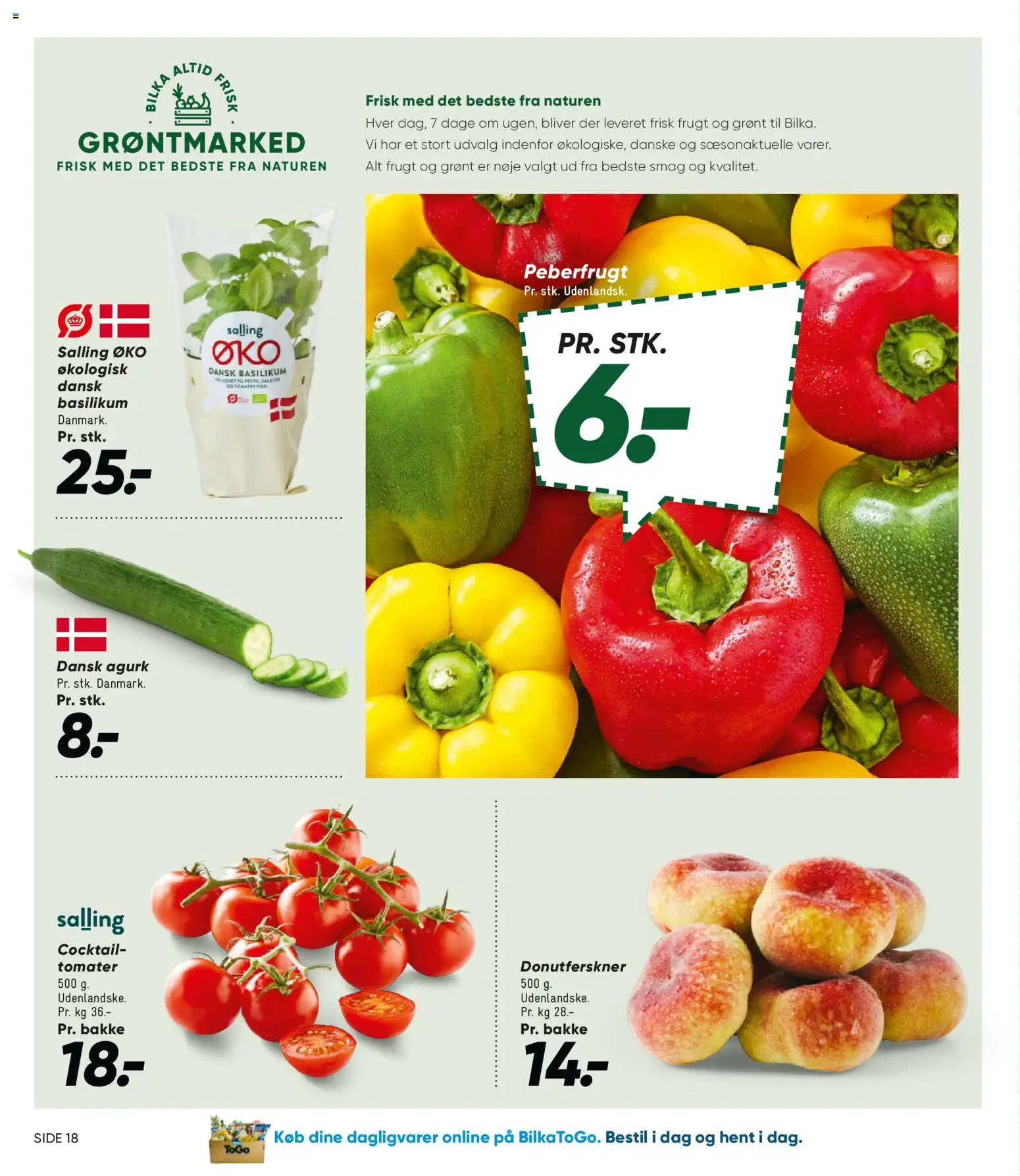 Bilka tilbudsavis – gyldig fra 12.06.2026 | Side: 24 | Produkter: Tomater, Pesto, Peberfrugt, Basilikum