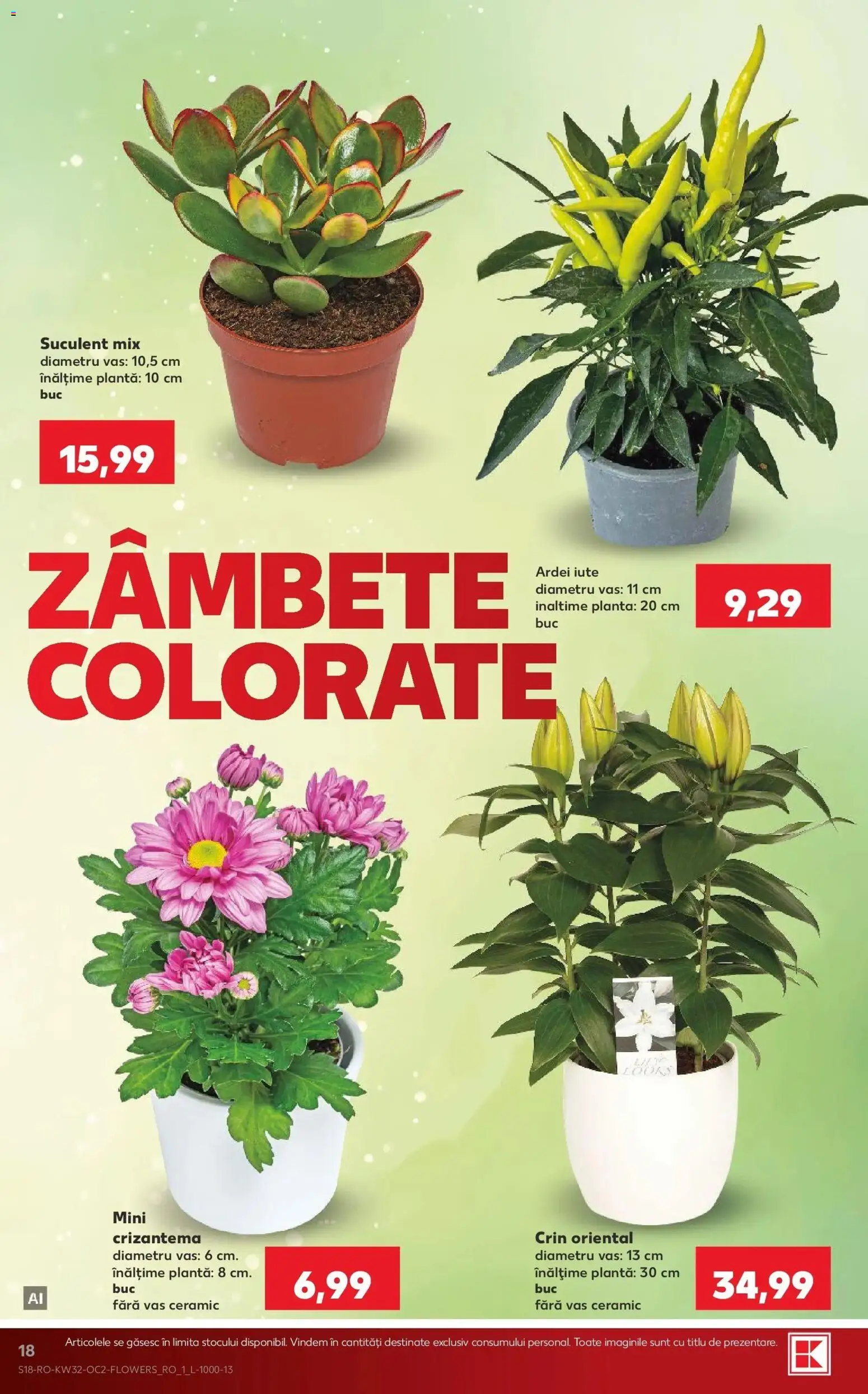 Noul catalog Kaufland – valabil de la 05.08.2026 | Pagină: 18 | Produse: Ardei, Ardei iute