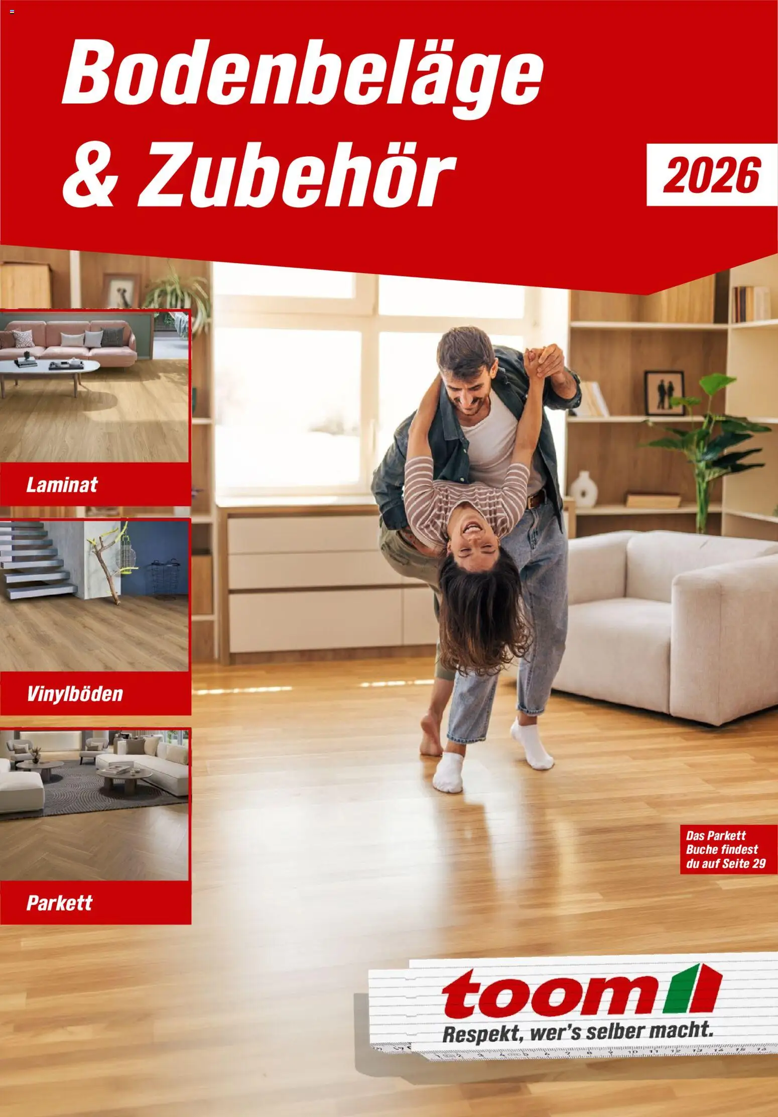 Toom Baumarkt Bodenbeläge & Zubehör – gültig ab 01.01.2026 | Seite: 1