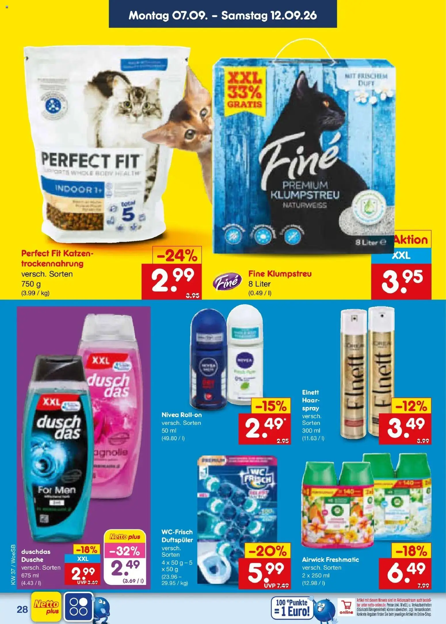 Netto Marken-Discount Prospekt Leonberg – gültig ab 07.09.2026 | Seite: 42 | Produkte: Dusche, Duft, Duschdas