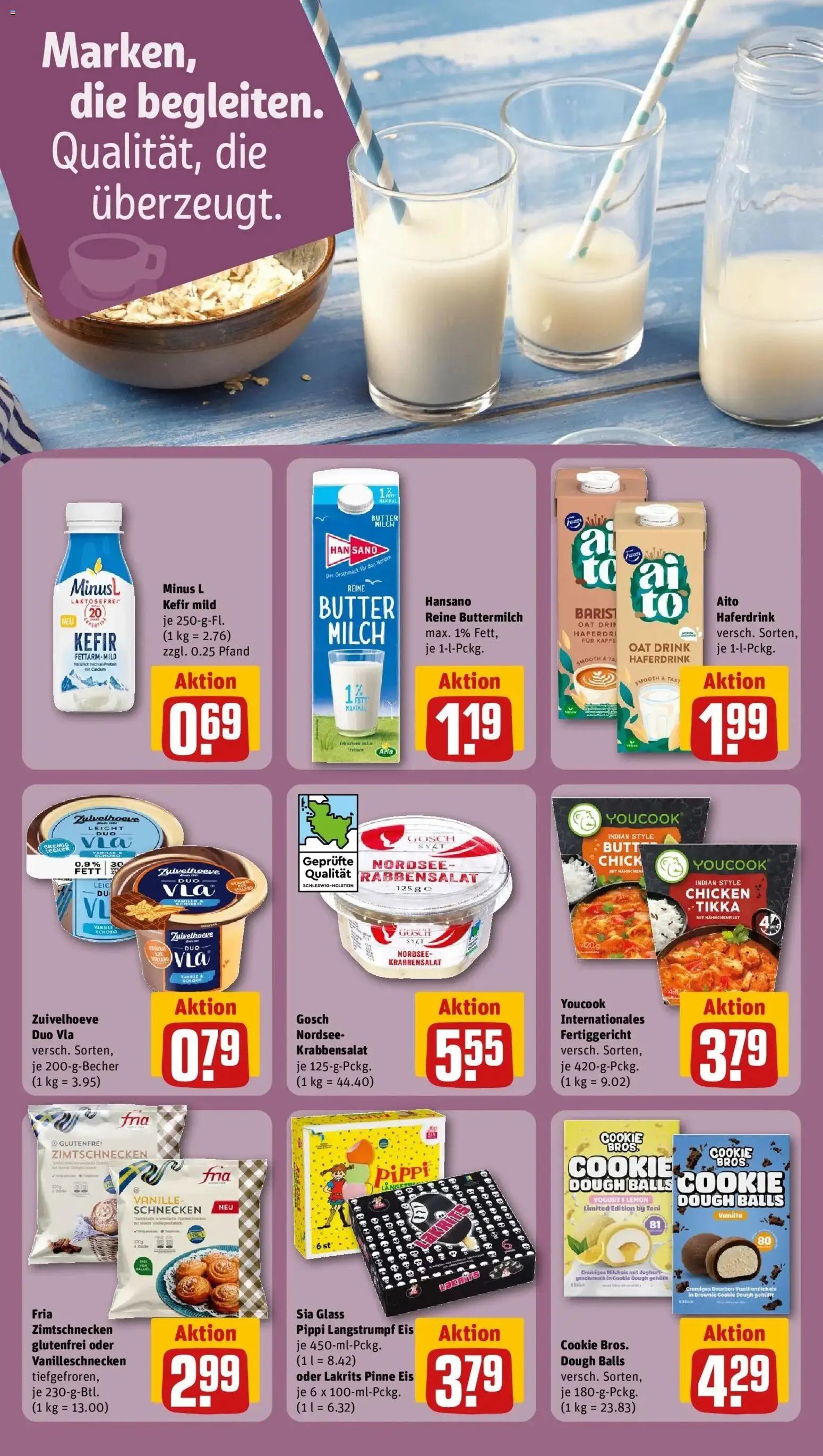 Rewe Prospekt Lage / Müssen	 – gültig ab 10.05.2026 | Seite: 18 | Produkte: Kefir, Youcook, Milch, Joghurt