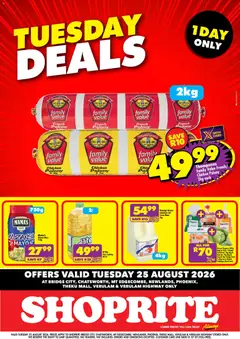 Shoprite specials catalogue – valid from 25/08/2026