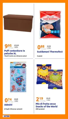 Anteprima del volantino Action volantino valido a partire dal 28/10/2026 | Pagina: 24 | Prodotti: Frutta secca, Frutta, The, Contenitore