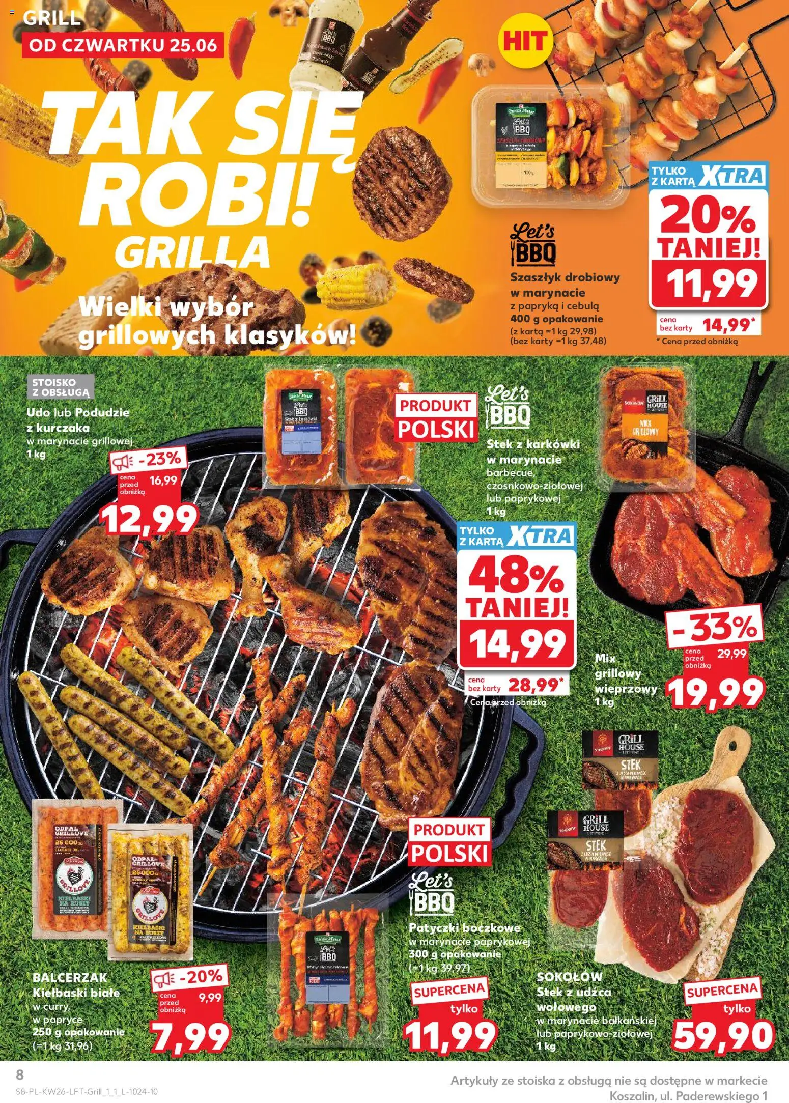 Kaufland Polsko leták od 25.06.2026 | Strana: 8 | Produkty: Karty