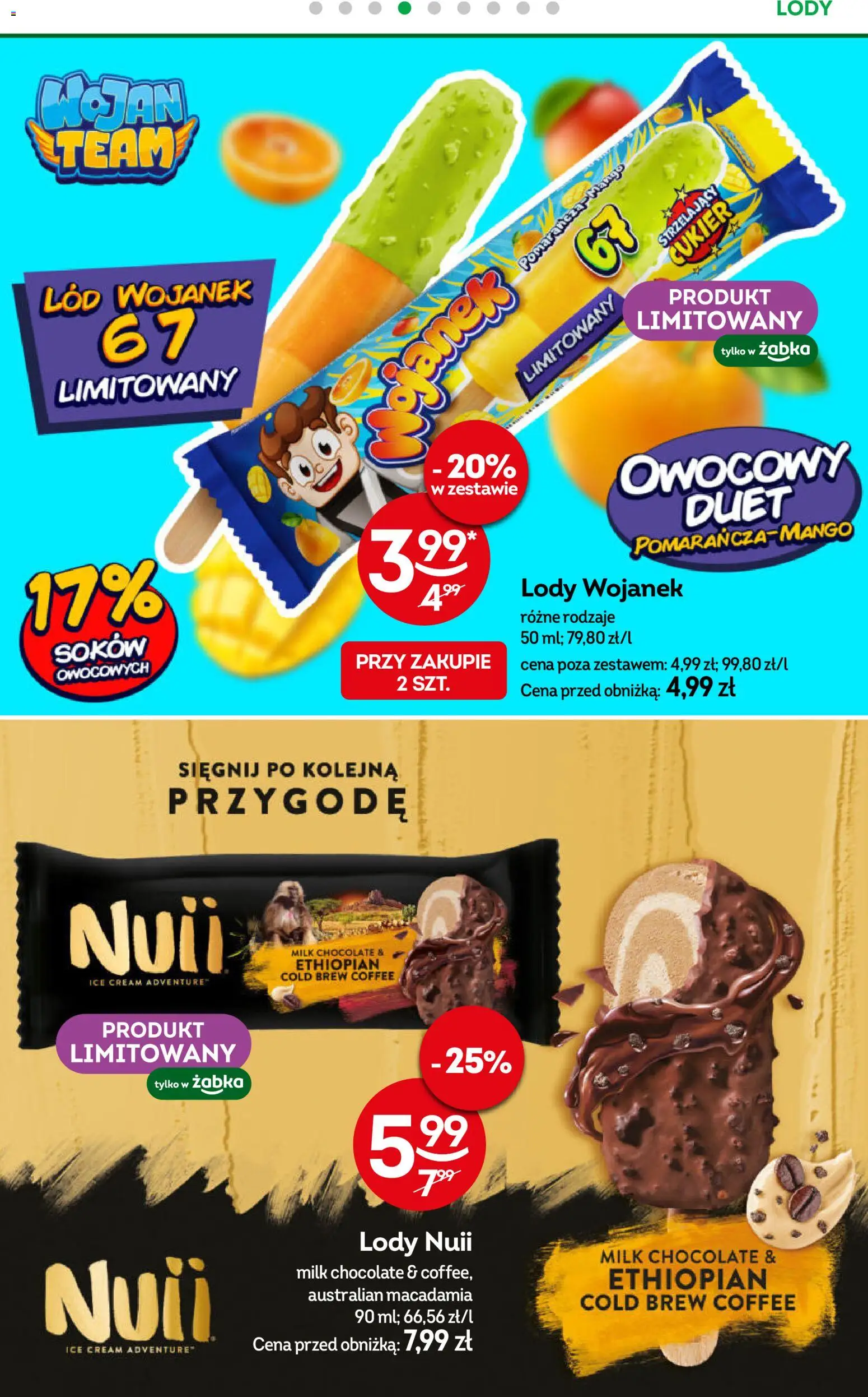 Żabka gazetka od 01.07.2026 | Strona: 35 | Produkty: Lody, Cukier