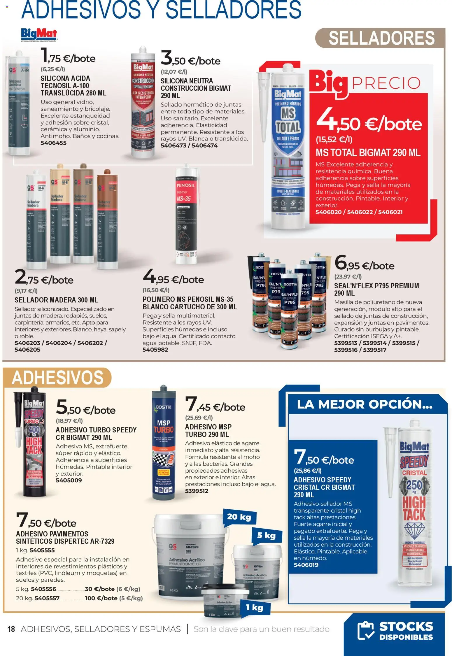 BigMat - Pintura 2026 │ válido desde el 20.04.2026 | Página: 18 | Productos: General