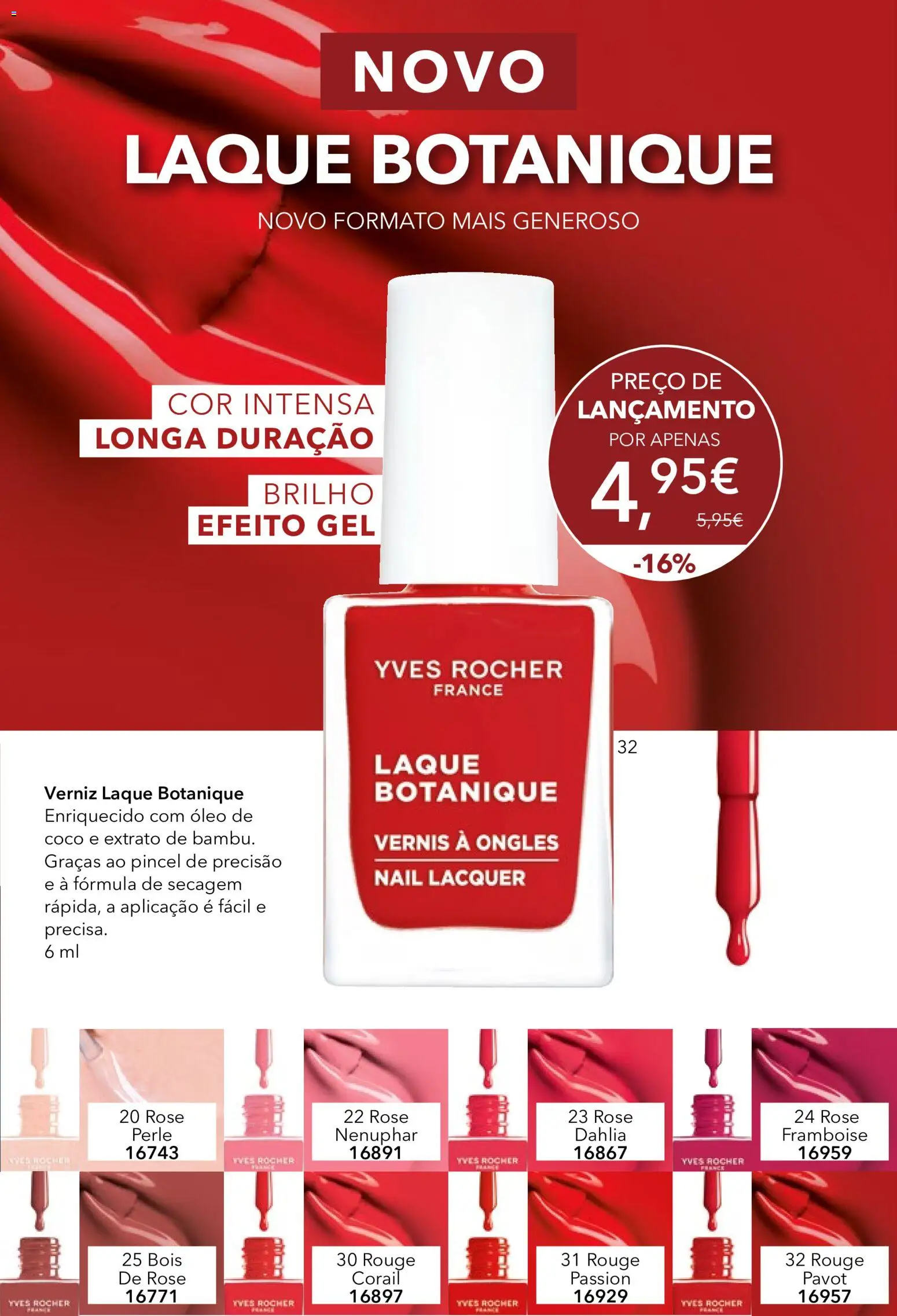 Yves Rocher catálogo 8 │ válido de 03.06.2026 | Página: 35 | Produtos: Pincel, Óleo, Verniz