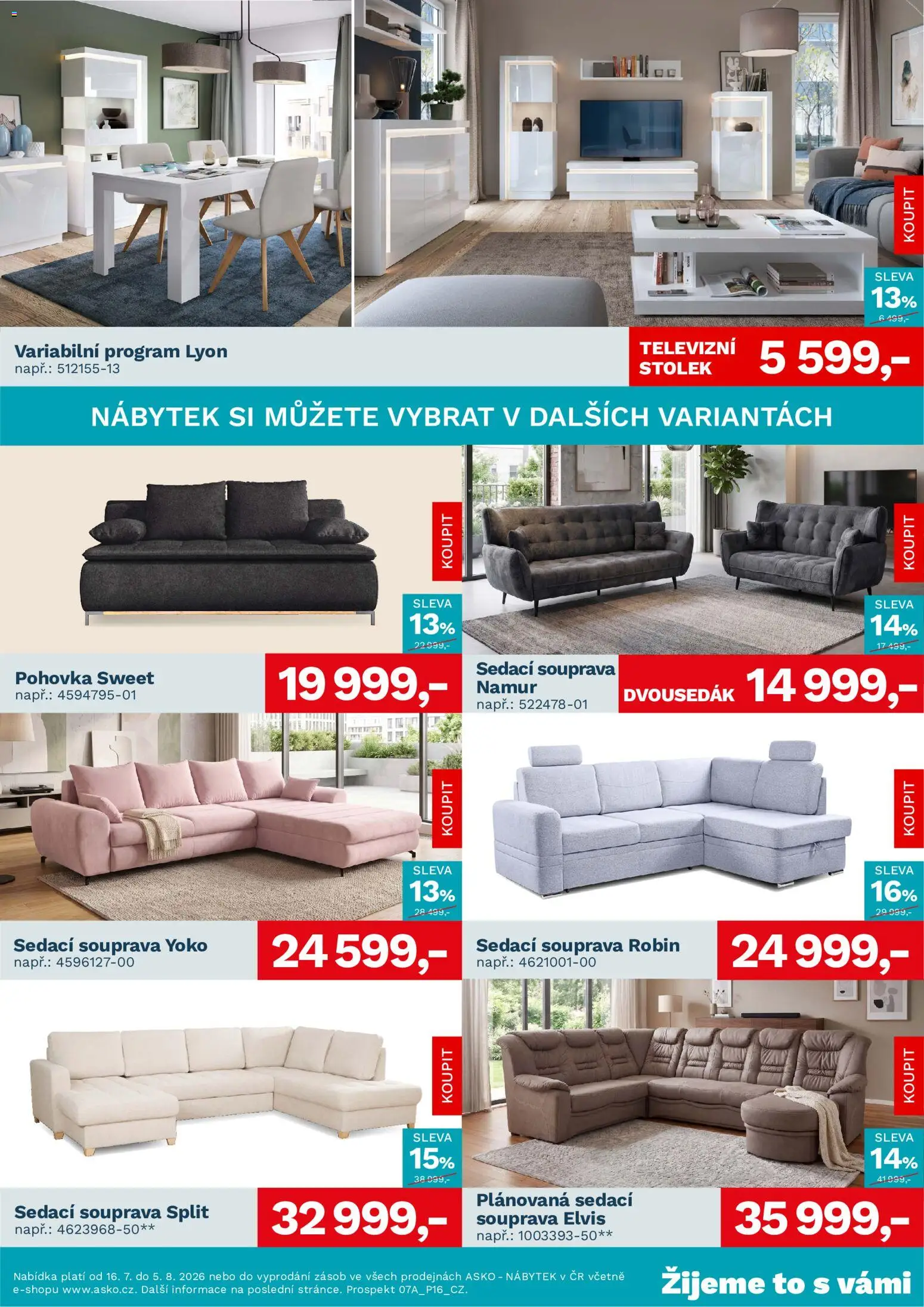 ASKO nábytek leták od 16.07.2026 | Strana: 2