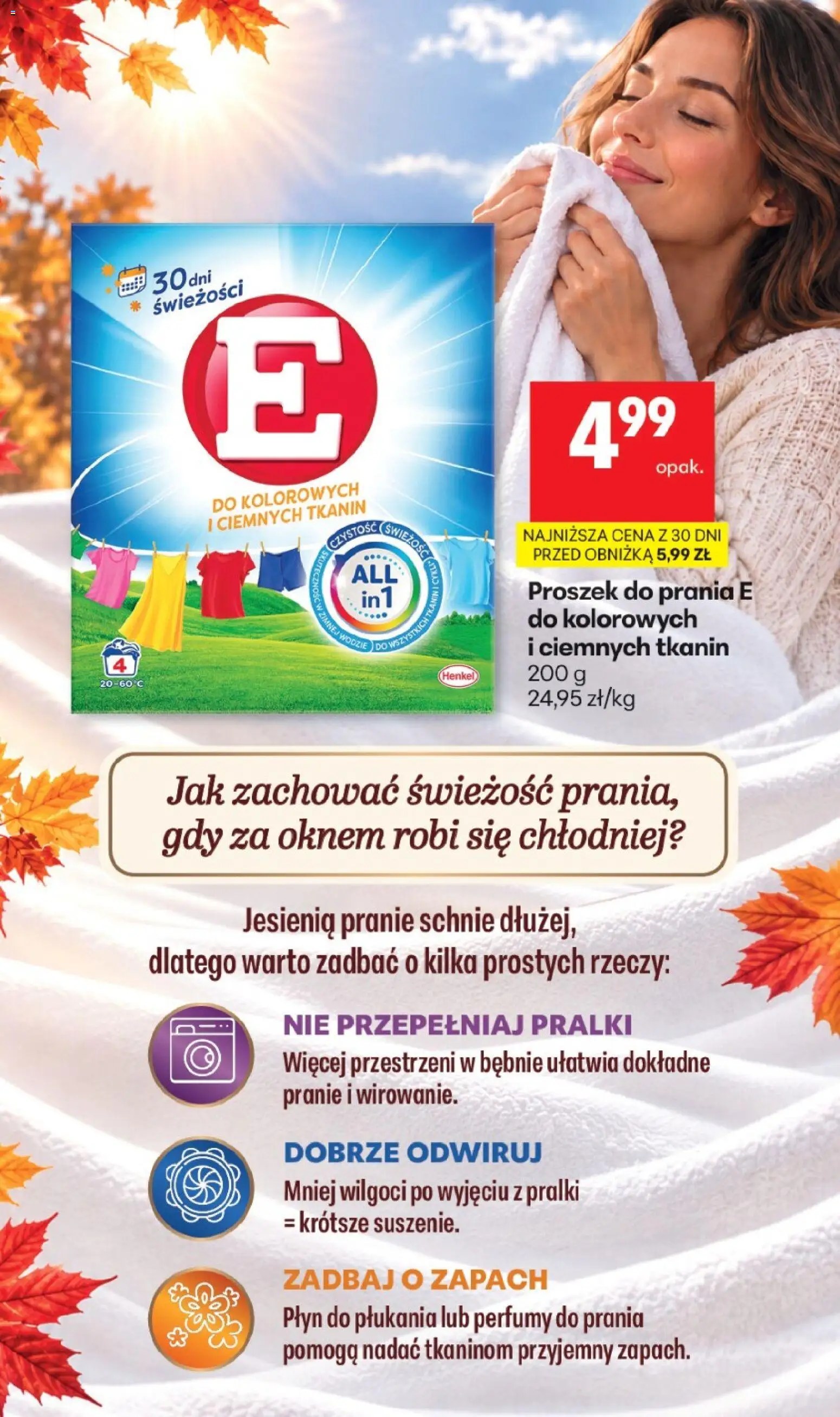 Delikatesy Centrum gazetka - Jesienne porządki od 17.09.2026 | Strona: 6 | Produkty: Płyn do płukania, Perfumy, Zapach, Proszek do prania