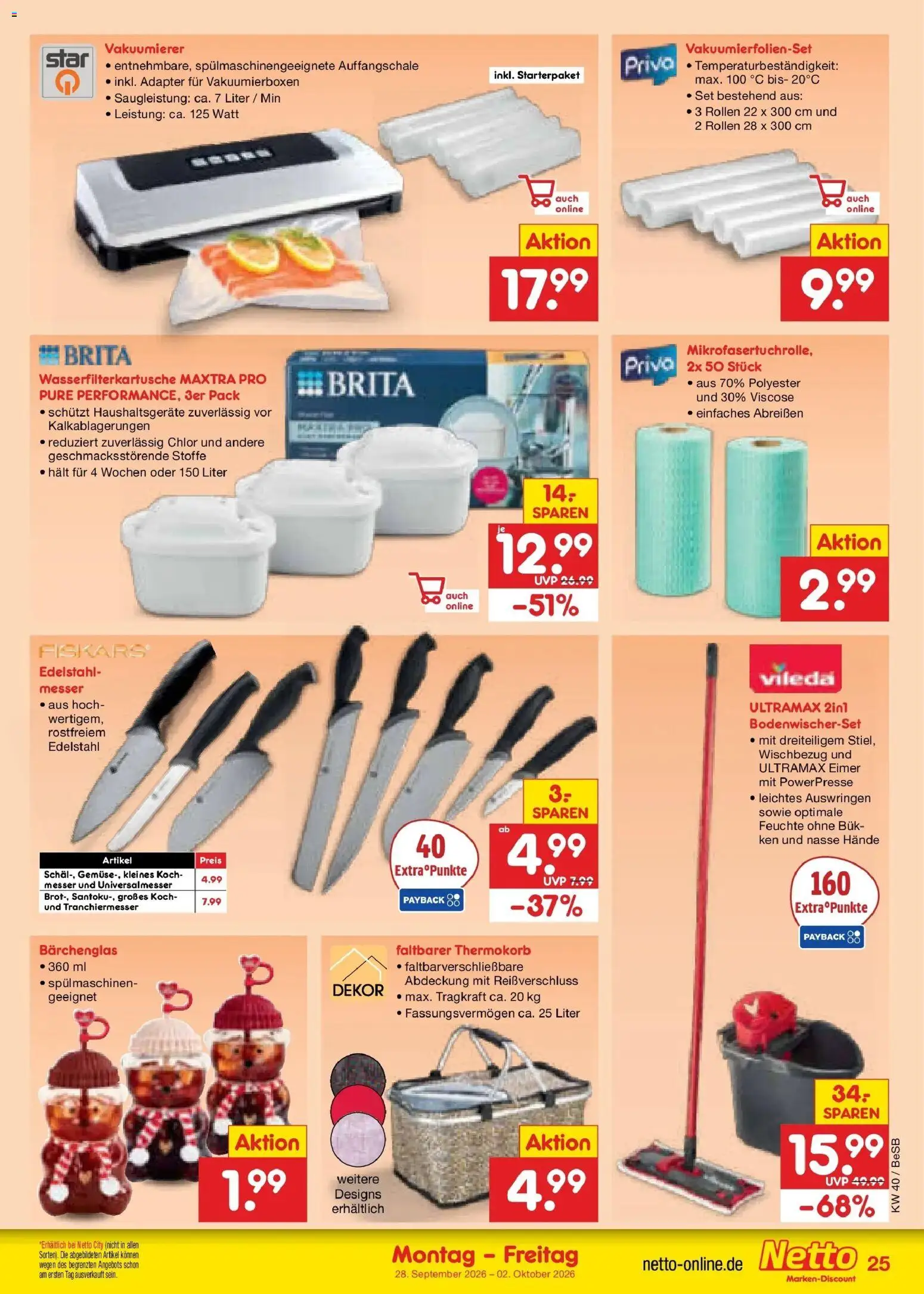 Netto Marken-Discount Prospekt Kremmen – gültig ab 28.09.2026 | Seite: 35 | Produkte: Adapter, Vakuumierer