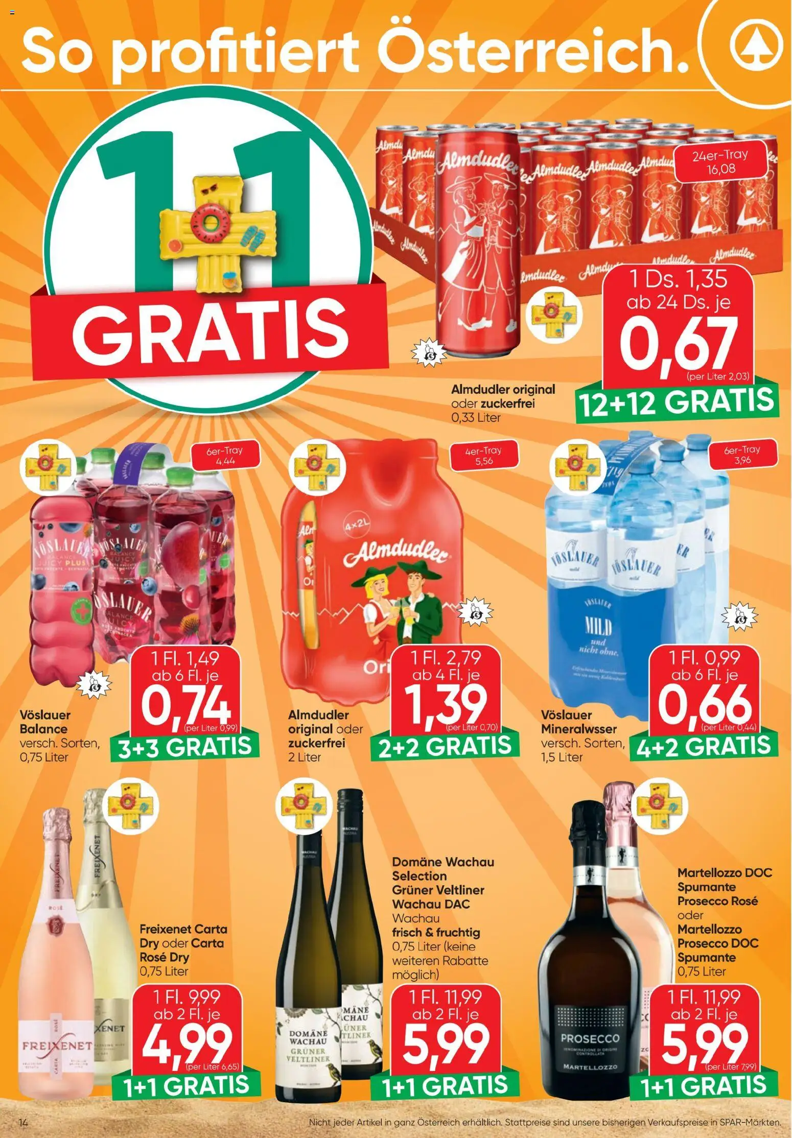 Spar - Flugblatt gültig ab 30.07.2026 | Seite: 14