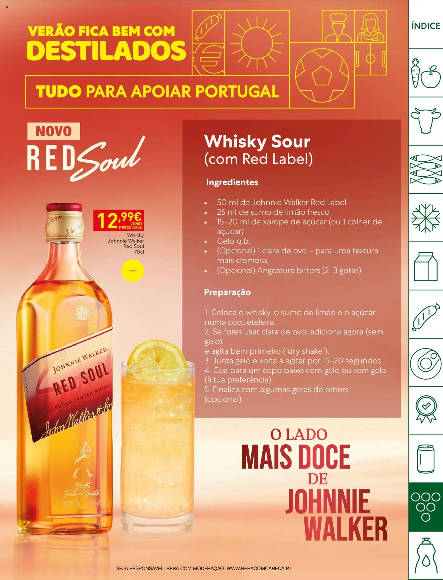 Recheio Horeca │ válido de 30/06/2026 | Página: 25 | Produtos: Whisky, Sumo, Açúcar, Xarope
