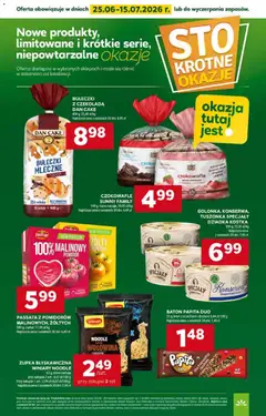 Pogląd oferty "Stokrotka gazetka - Market" - ważna od 25.06.2026 | Strona: 22 | Produkty: Mleka, Baton, Czekolada, Wołowina