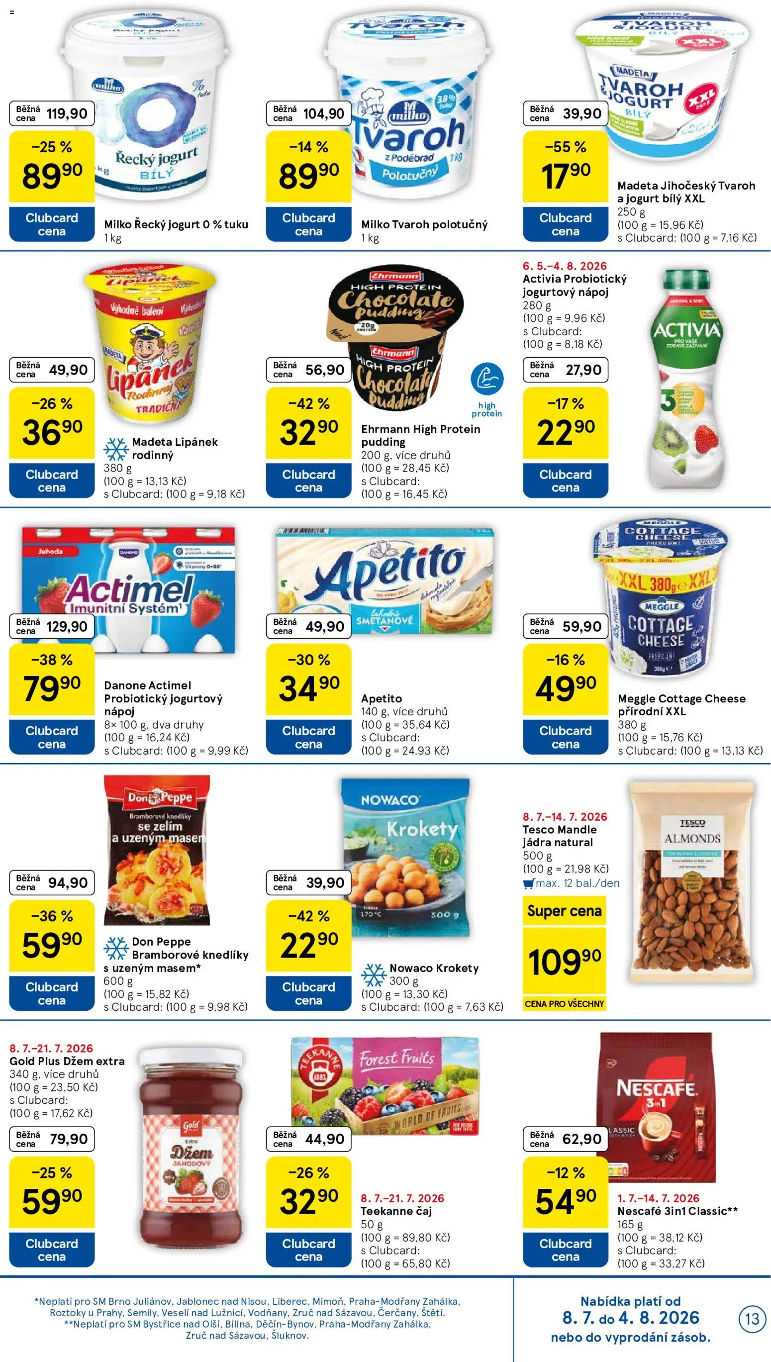 Tesco leták - Supermarket od 08.07.2026 | Strana: 13