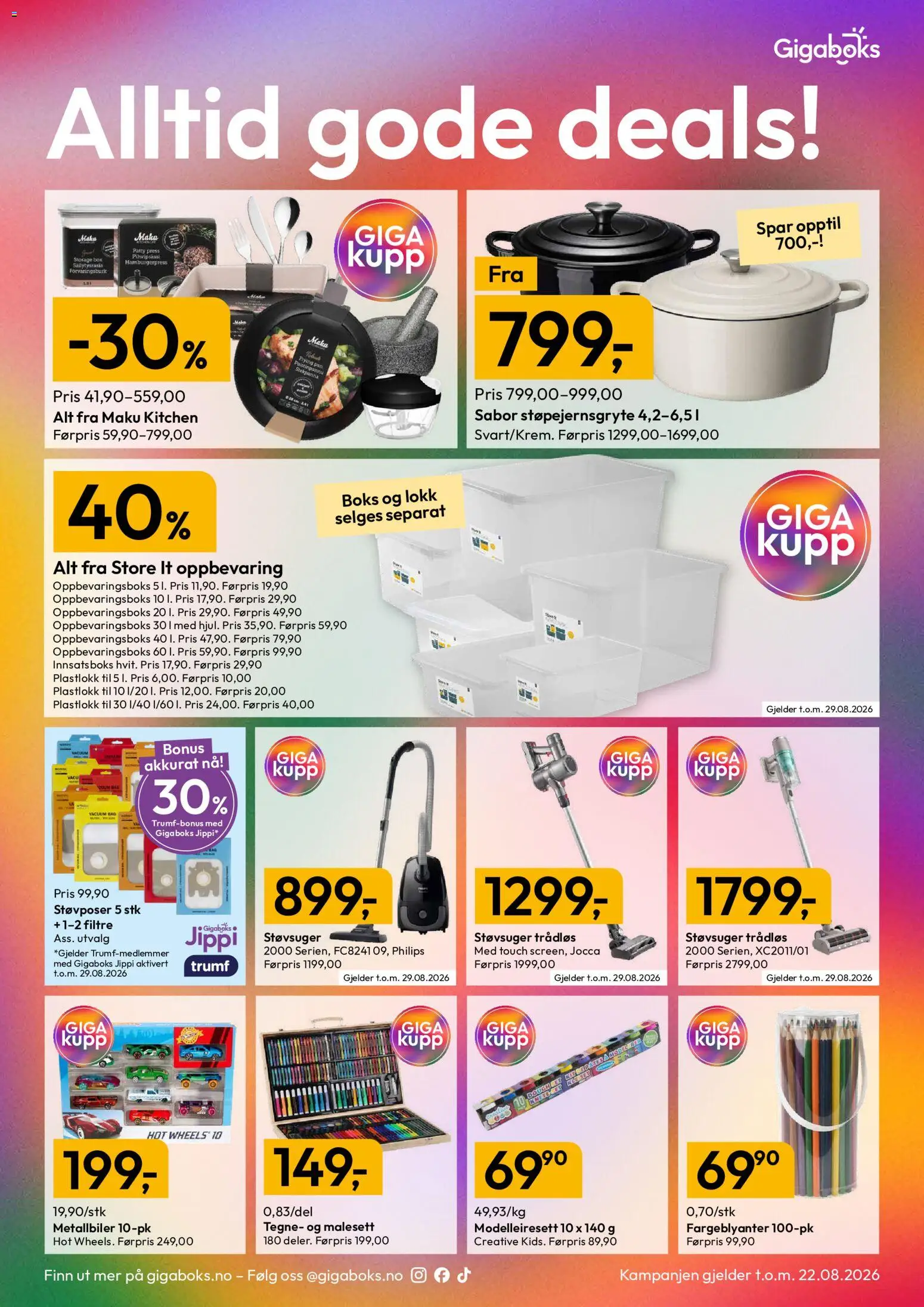 {H1} | Side: 2 | Produkter: Bag, Oppbevaringsboks, Støvsuger, Boks