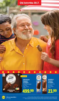 BON GELATI Sladoled na štapiću Čokolada sa krispijem, 6 x 120 ml - pregled Lidl kataloga - važi od 30.07.2026 | Strana: 48