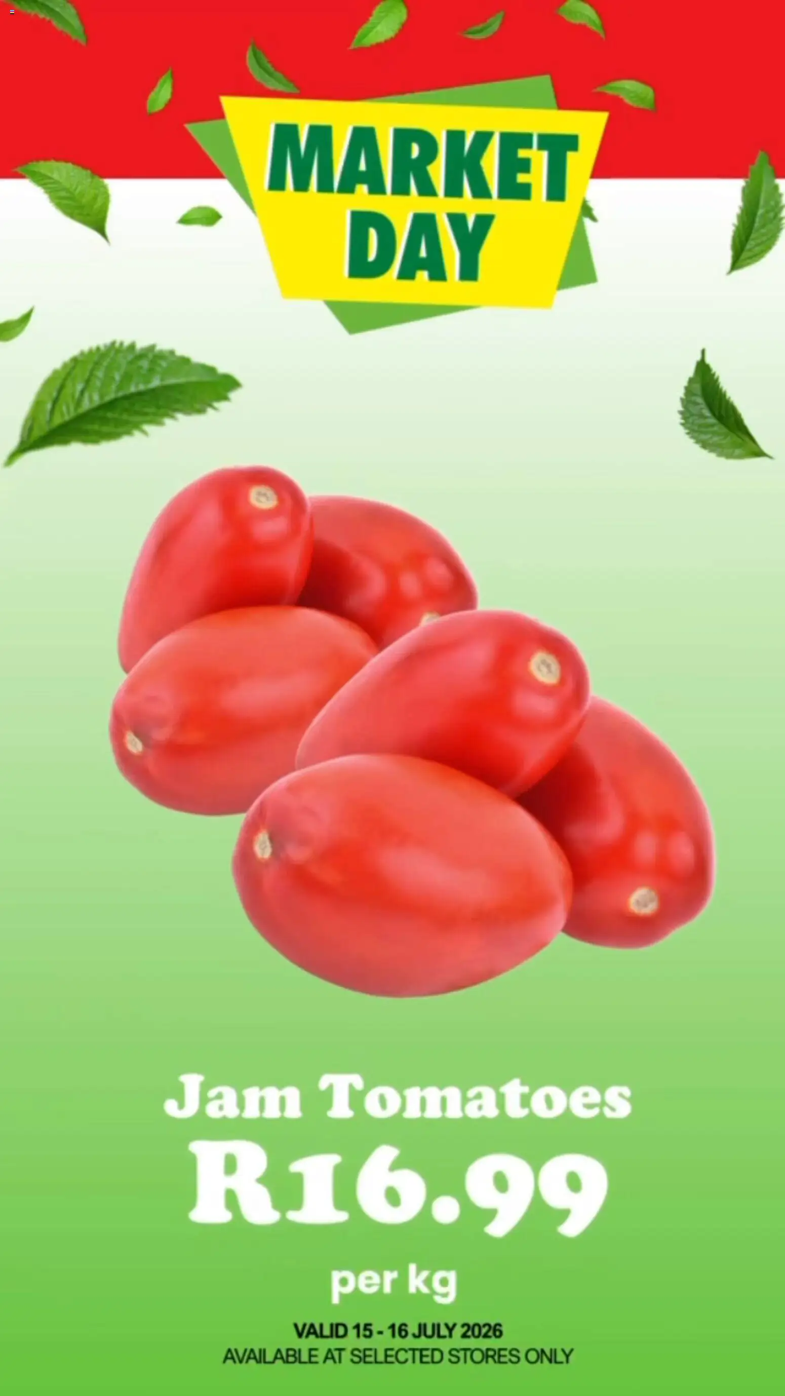 New Check Save catalogue – valid from 15/07/2026 | Page: 13 | Products: Jam, Tomatoes