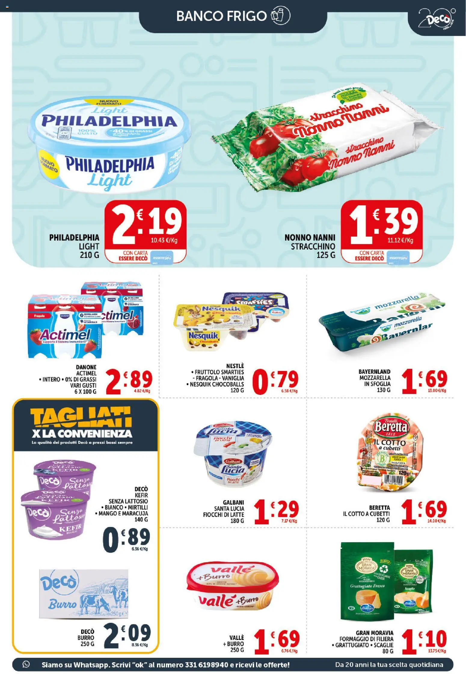 Volantino Decò del 20.05.2026 | Pagina: 7 | Prodotti: Fiocchi, Latte, Formaggio, Mango