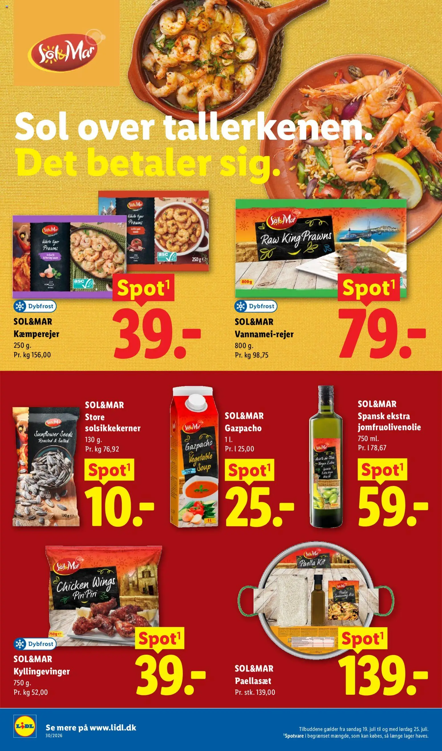 Lidl tilbudsavis – gyldig fra 19/07/2026 | Side: 10 | Produkter: Solsikkekerner, Is, Søm