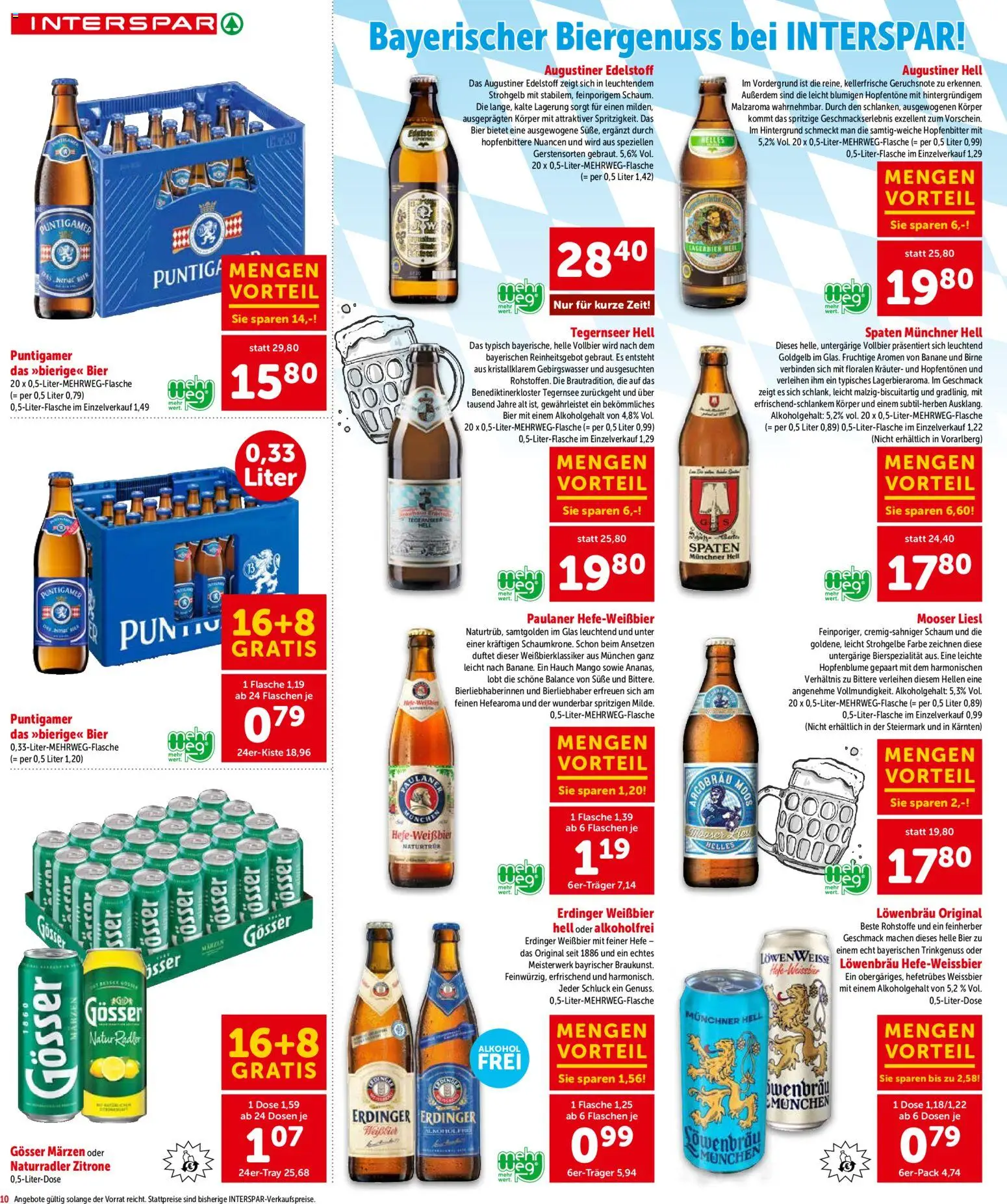 Interspar Flugblatt - Kärnten gültig ab 16.04.2026 | Seite: 11 | Produkte: Zitrone, Mango, Birne, Bier