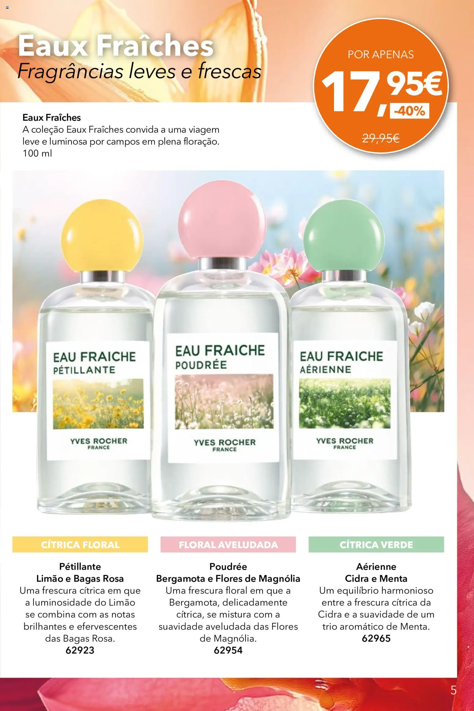 Yves Rocher Beauty must haves │ válido de 03.06.2026 | Página: 5 | Produtos: Flores, Perfume