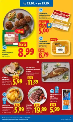 Lidl-mainoslehti voimassa 22/10/2026 alkaen | Sivu: 5