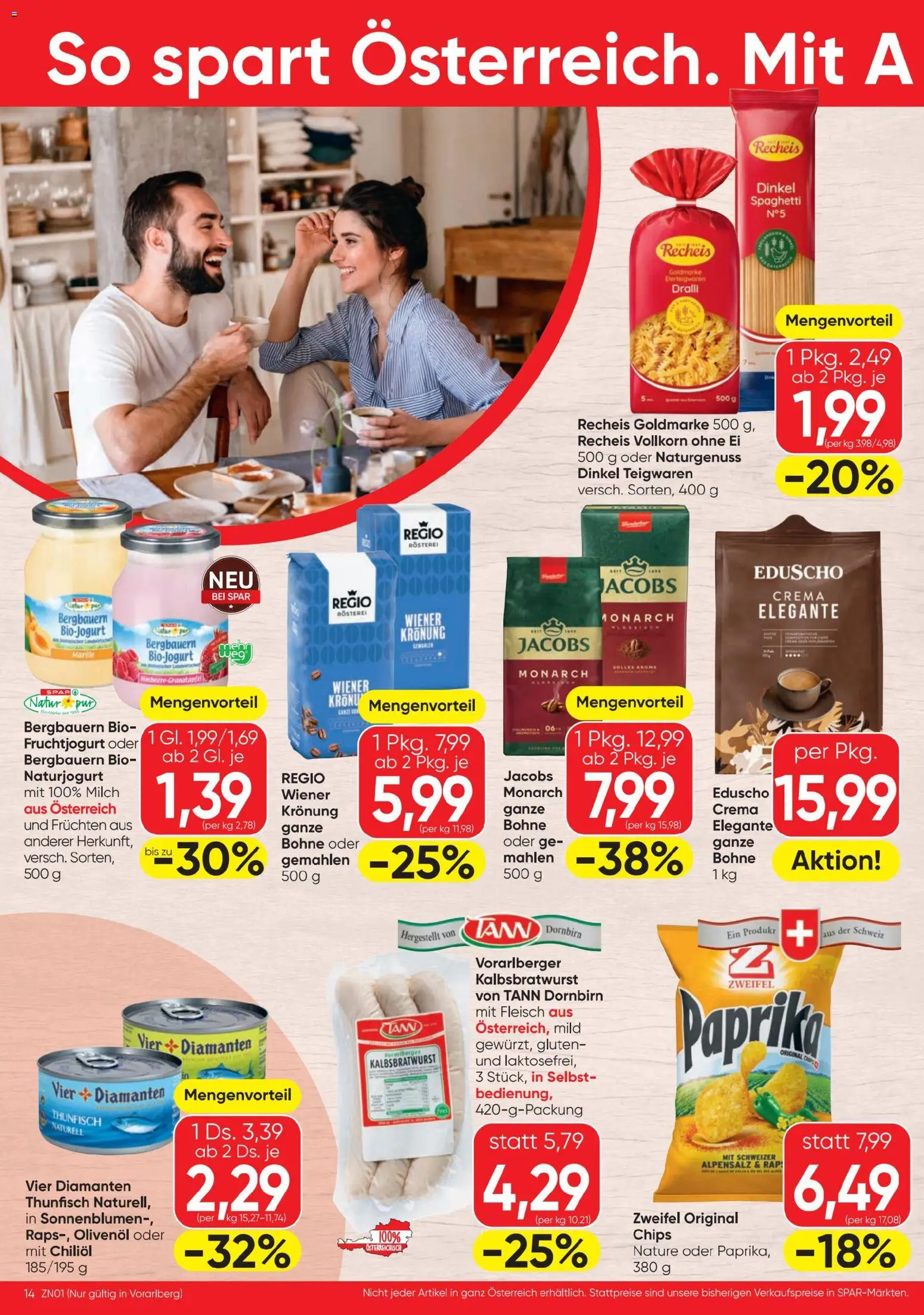 Spar Flugblatt gültig ab 03.06.2026 | Seite: 14