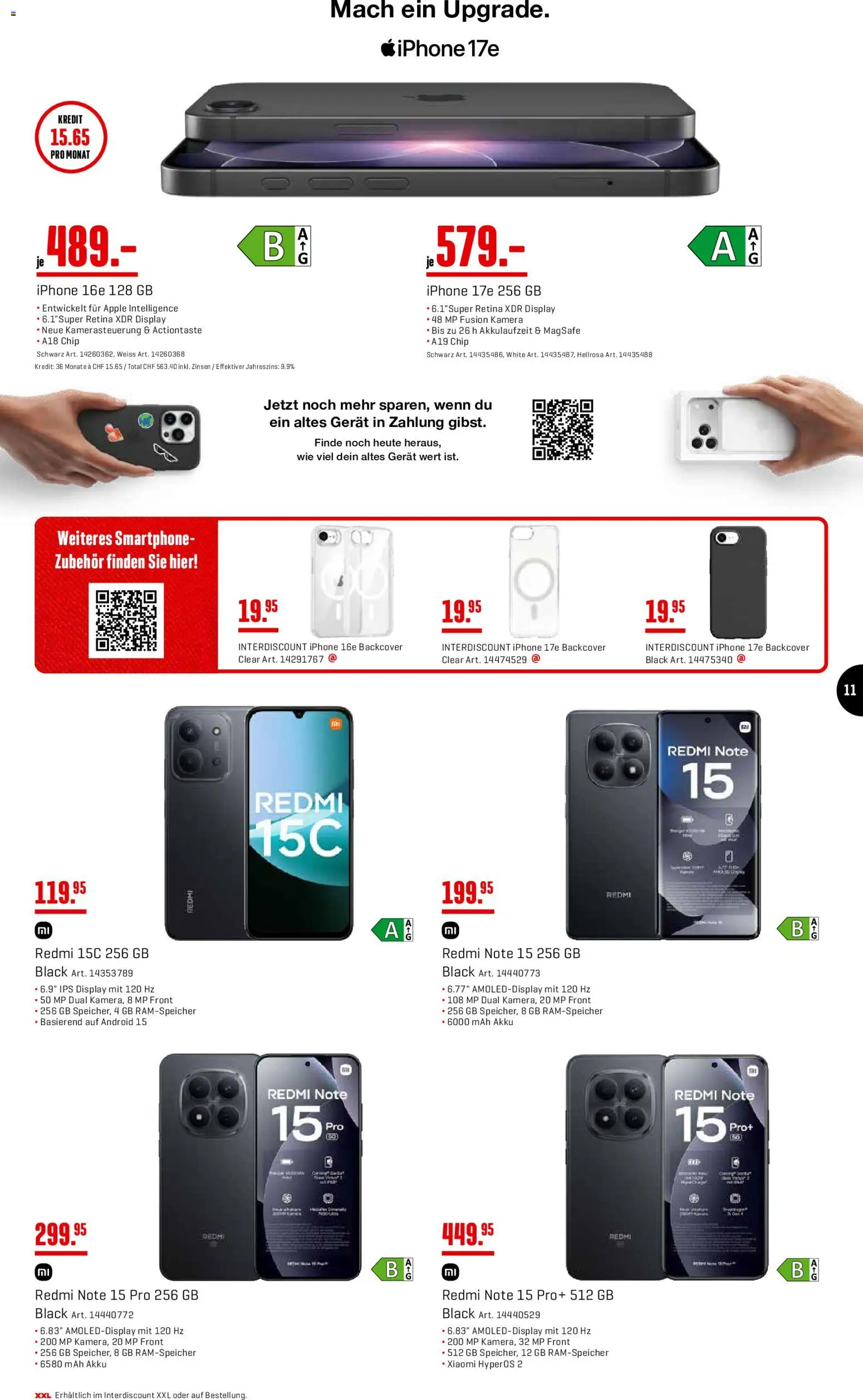 Interdiscount aktionen – gültig ab 20.07.2026 | Seite: 11 | Produkte: Smartphone, Kamera, Apple, Iphone