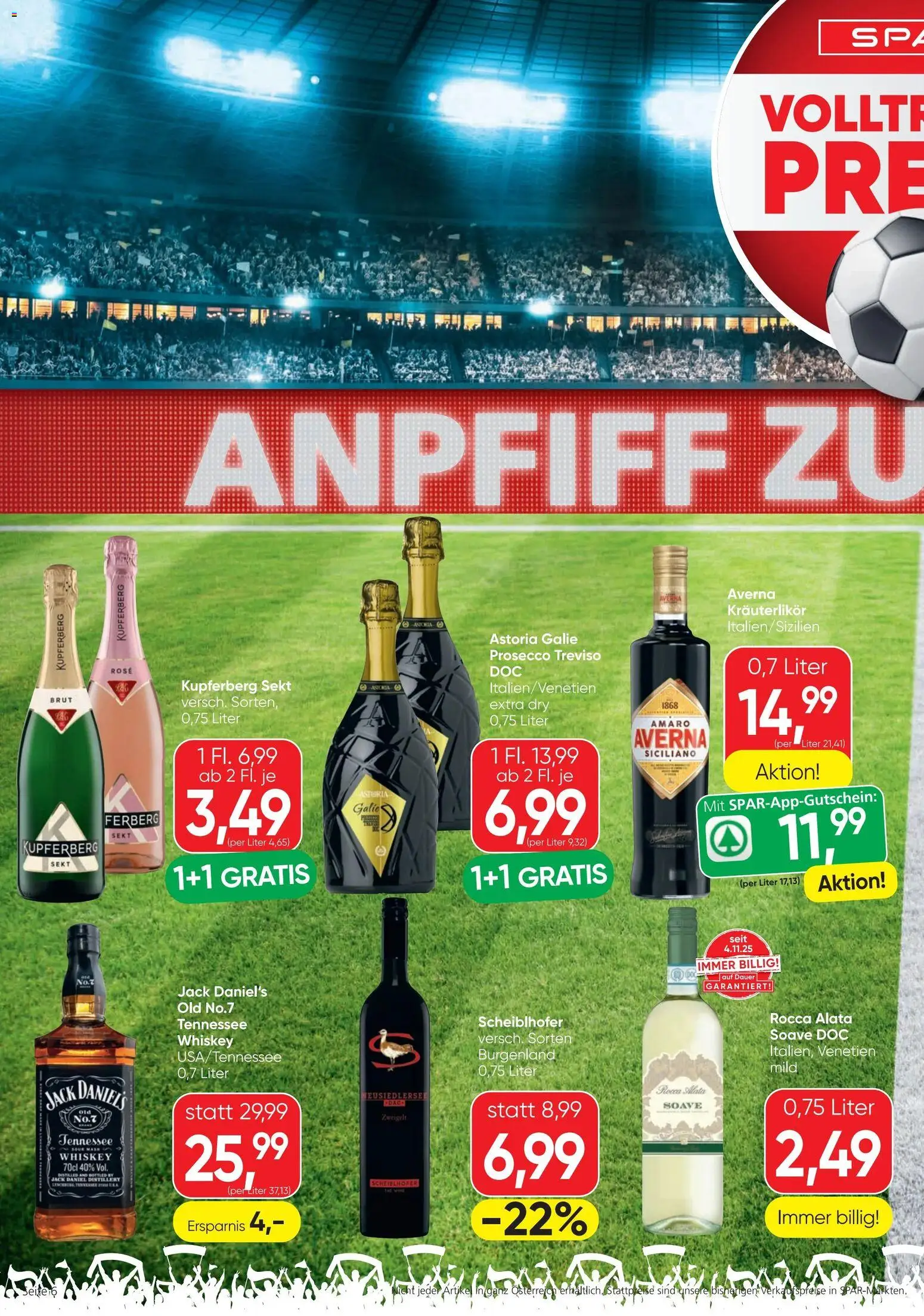 Spar - Flugblatt gültig ab 18.06.2026 | Seite: 6 | Produkte: Whiskey