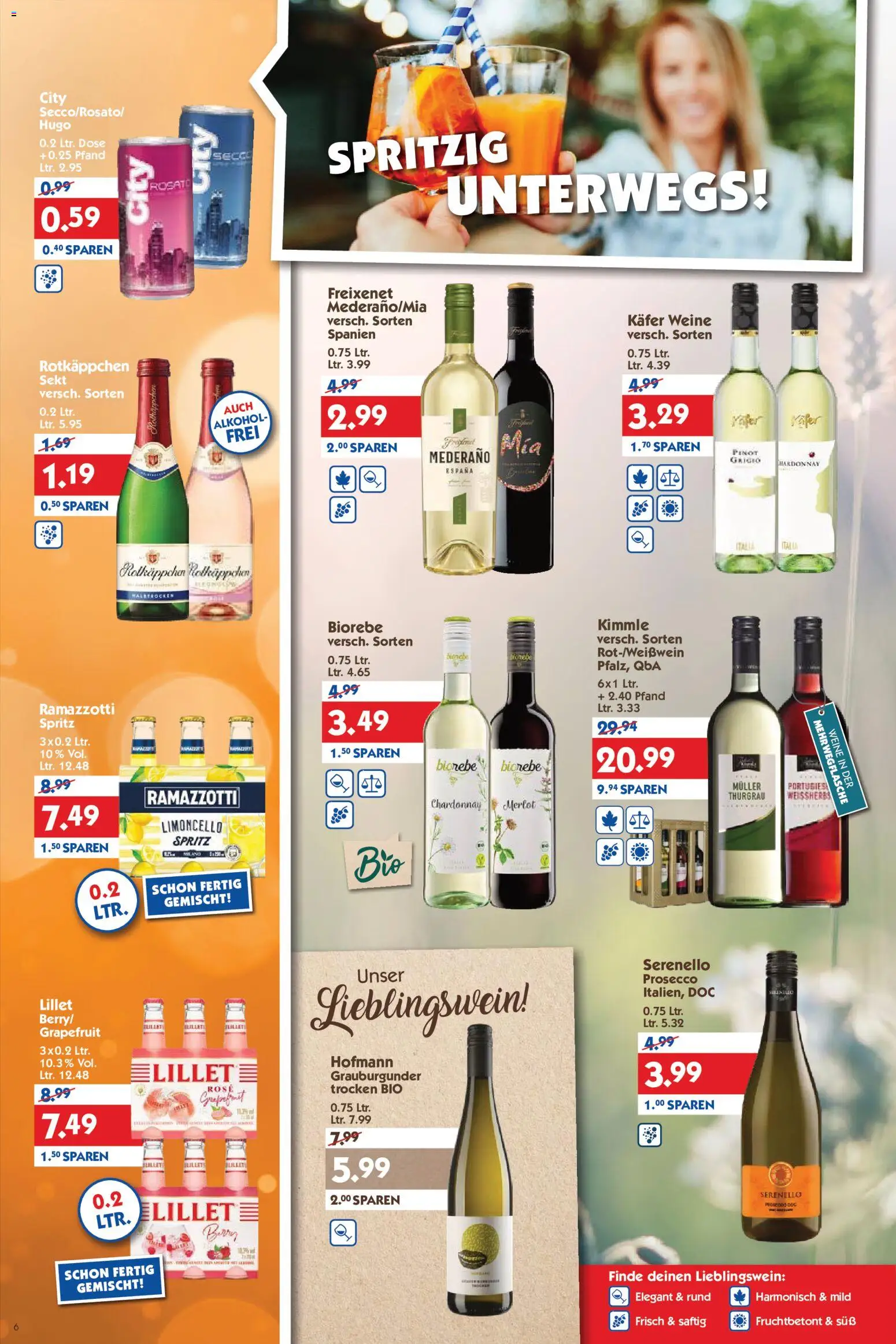 HOL’AB! Prospekt 	 – gültig ab 11.05.2026 | Seite: 6 | Produkte: Sekt, Merlot, Hugo, Ramazzotti
