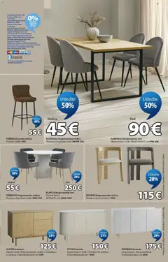 BOVRUP blagovaonska stolica, Tkanina i masivni hrast.* - Pregled kataloga iz trgovine JYSK, vrijedi od 30.09.2026 | Stranica: 9