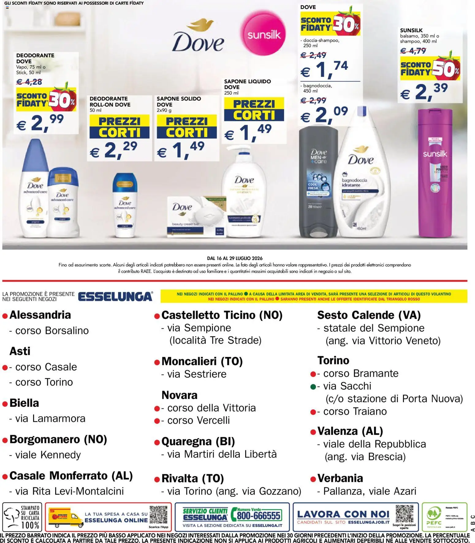 Volantino Esselunga S del 16/07/2026 | Pagina: 27 | Prodotti: Sapone, Deodorante