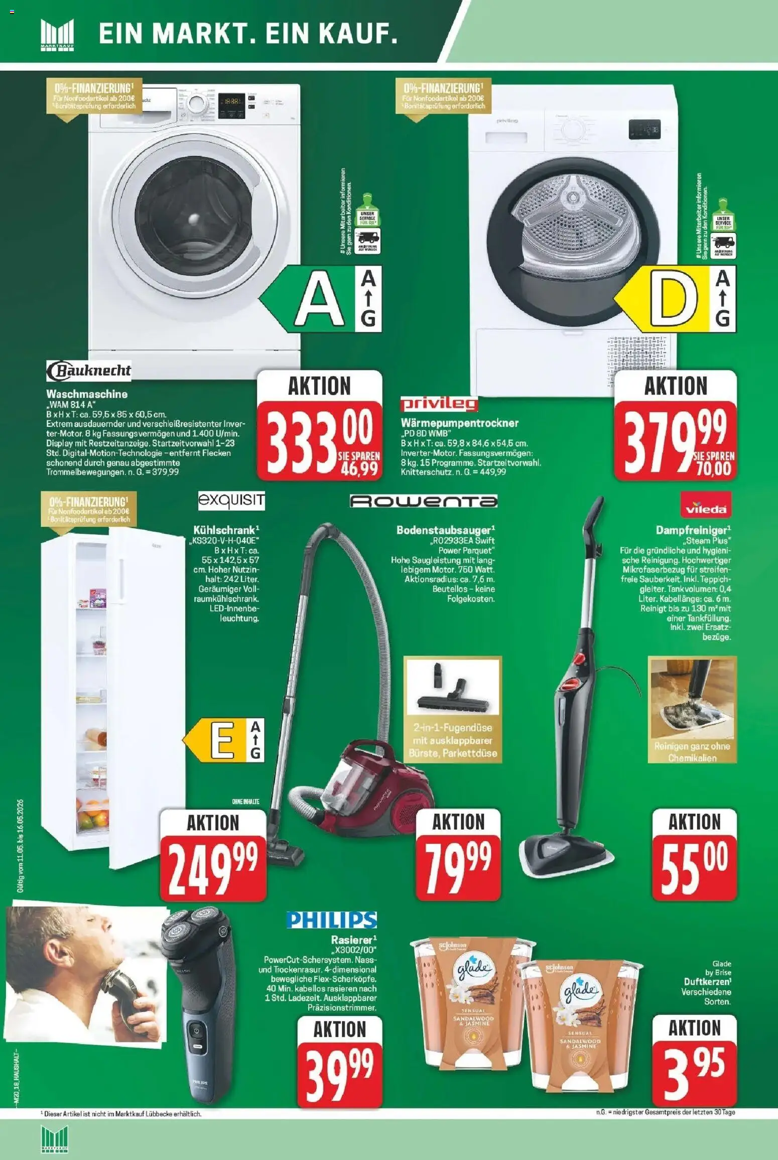 Marktkauf Prospekt Meppen	 – gültig ab 11.05.2026 | Seite: 20 | Produkte: Philips, Teppich, Waschmaschine