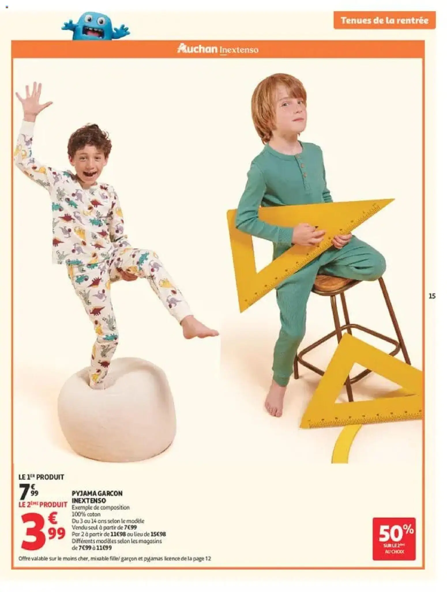 {H1} | Page: 15 | Produits: Coton, Pyjamas, Pyjama