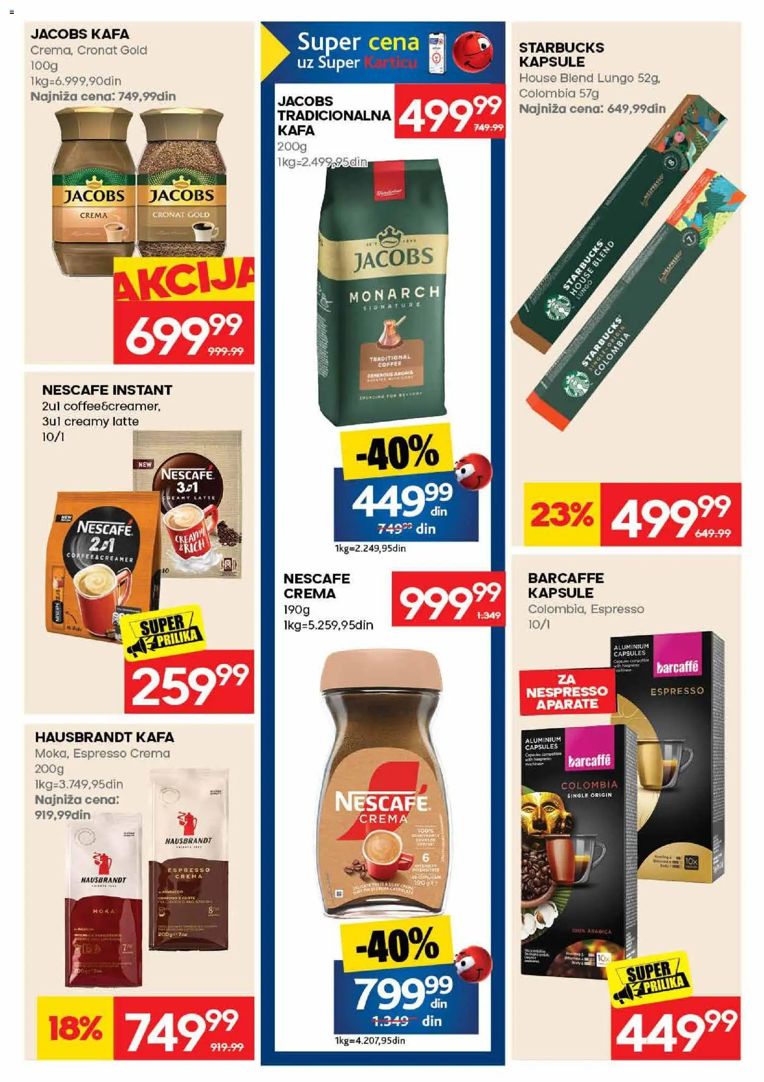 Idea katalog - važi od 06.08.2026 | Strana: 29 | Proizvode: Kapsule, Barcaffé, Kafa, Nescafé