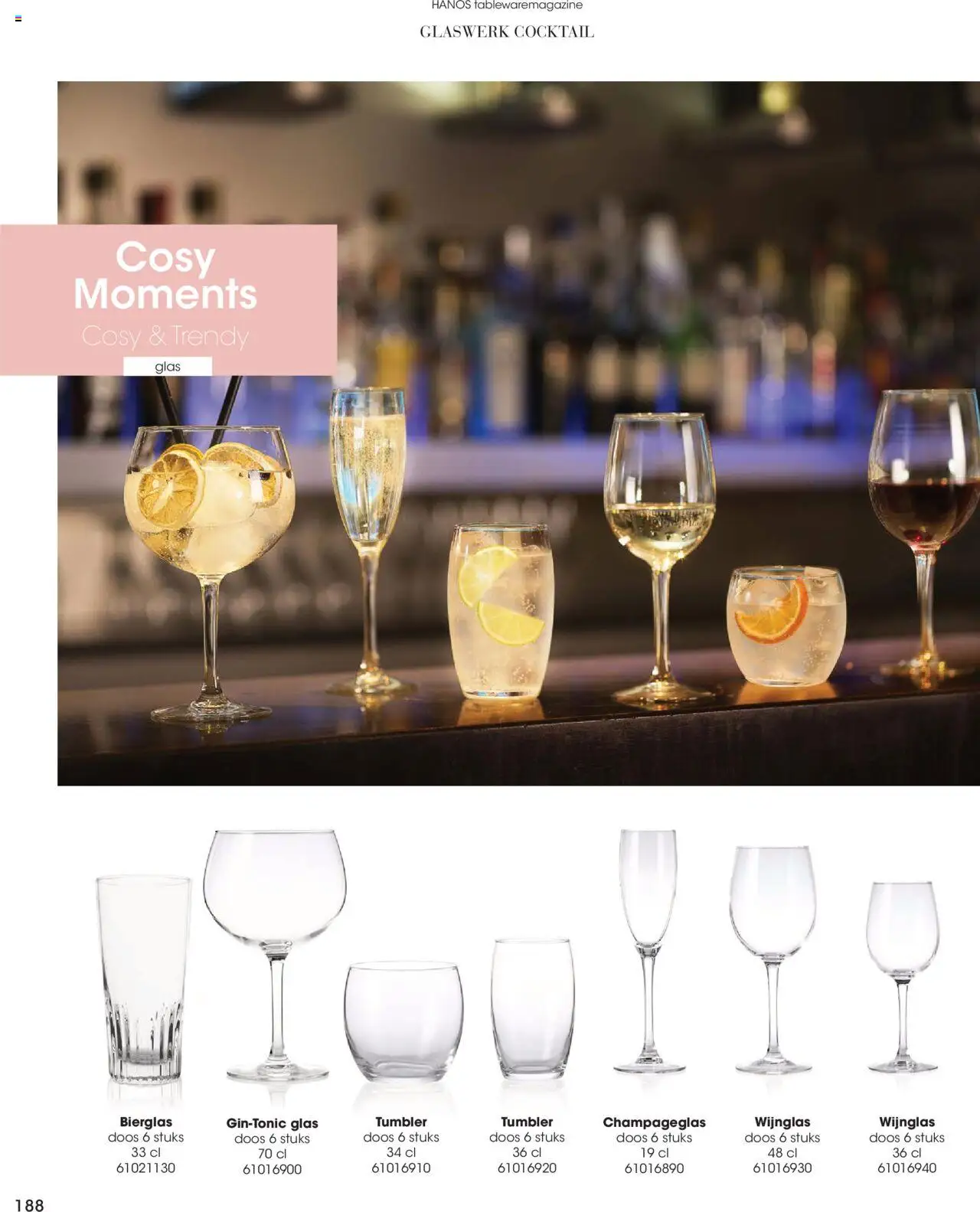 {H1} | Pagina: 188 | Producten: Glas