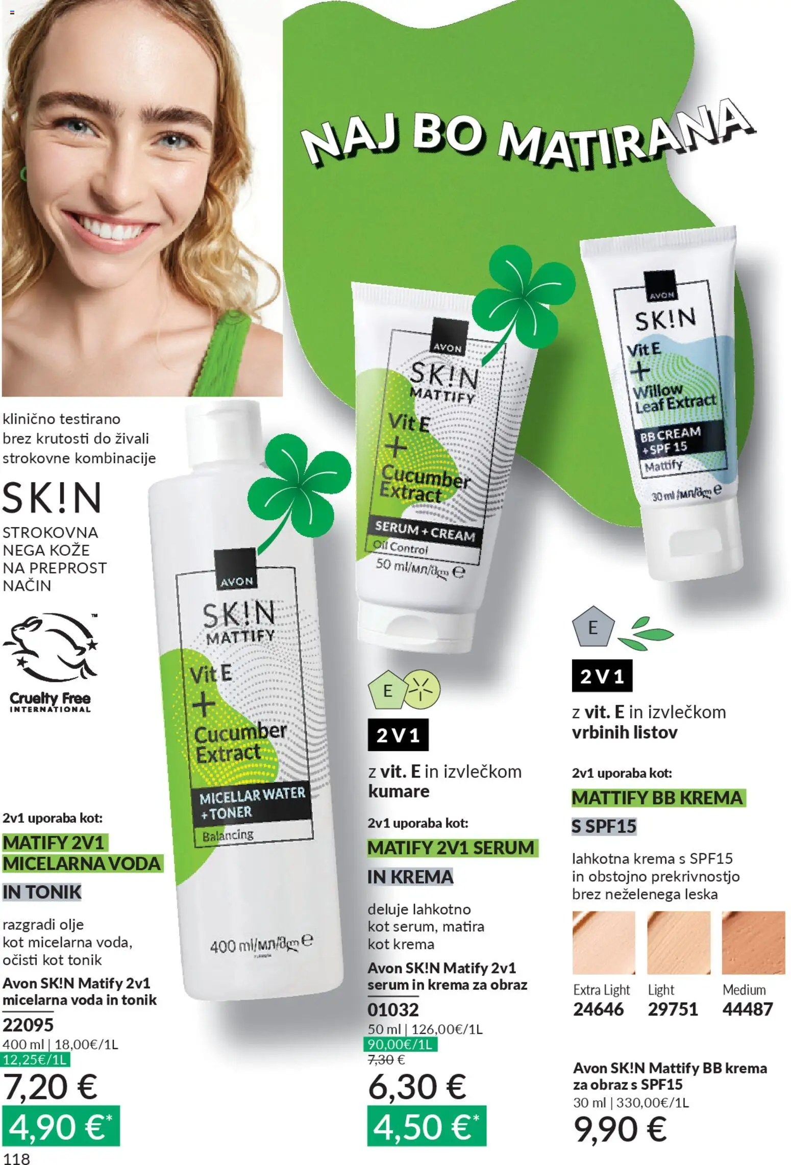 Novi Avon katalog ponudbe – veljaven od 31.03.2026 | Stran: 118 | Izdelki: Toner, Bb krema, Olje, Tonik