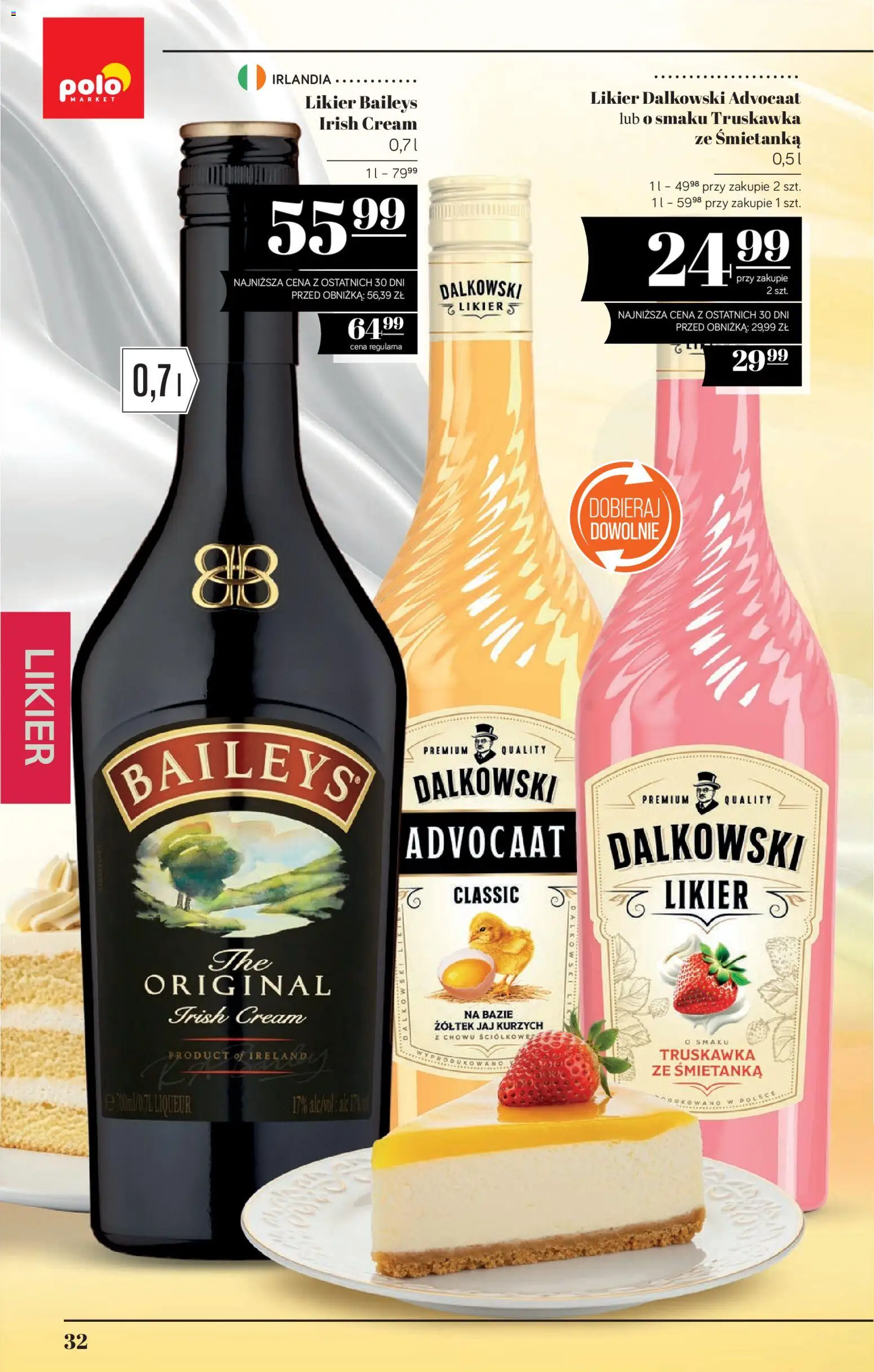 POLOmarket katalog - Alkoholi od 08.10.2026 | Strona: 32 | Produkty: Baileys, Likier Baileys