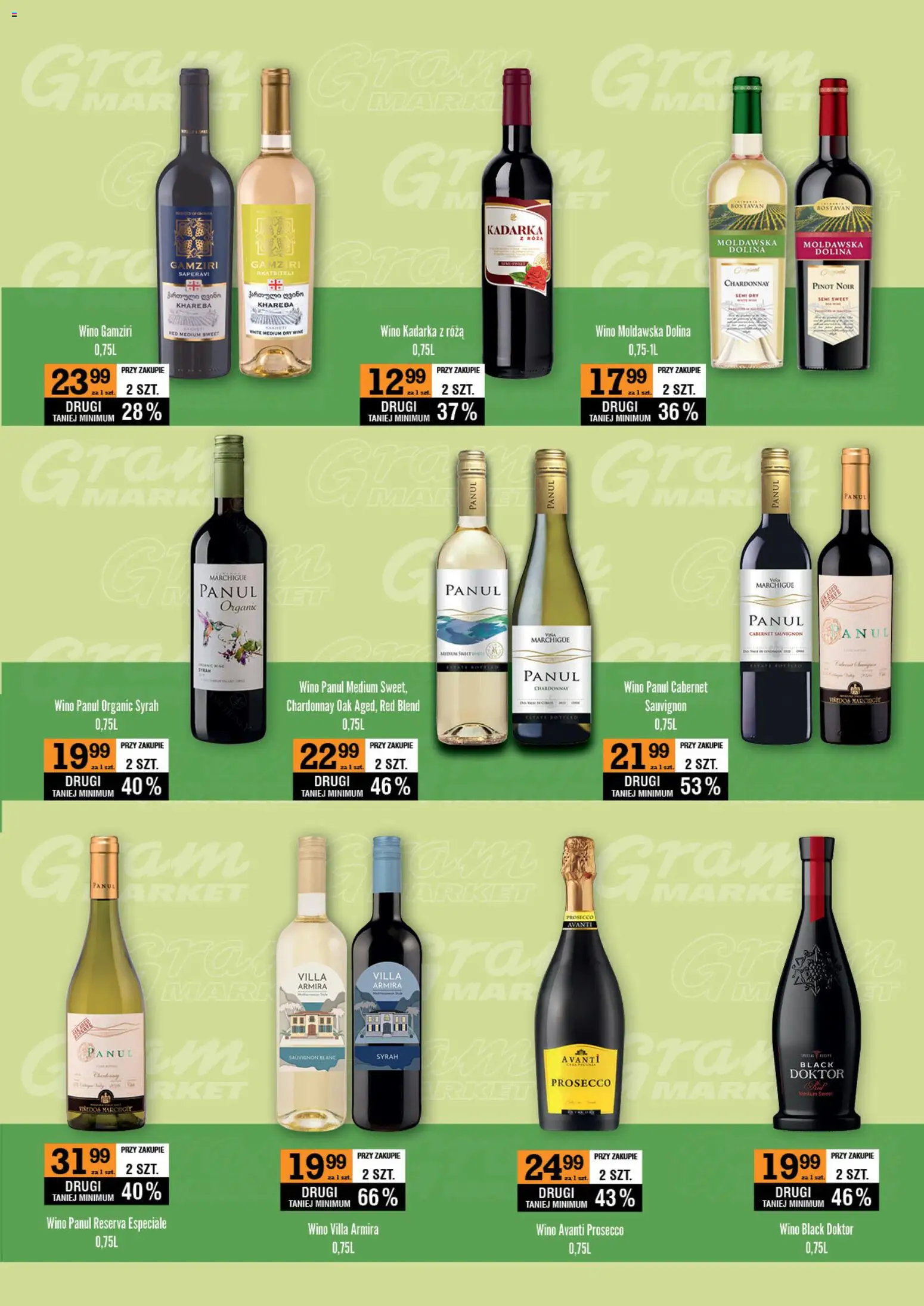 Gram Market gazetka - Barek od 01.05.2026 | Strona: 4 | Produkty: Chardonnay, Wino Kadarka, Wino, Prosecco