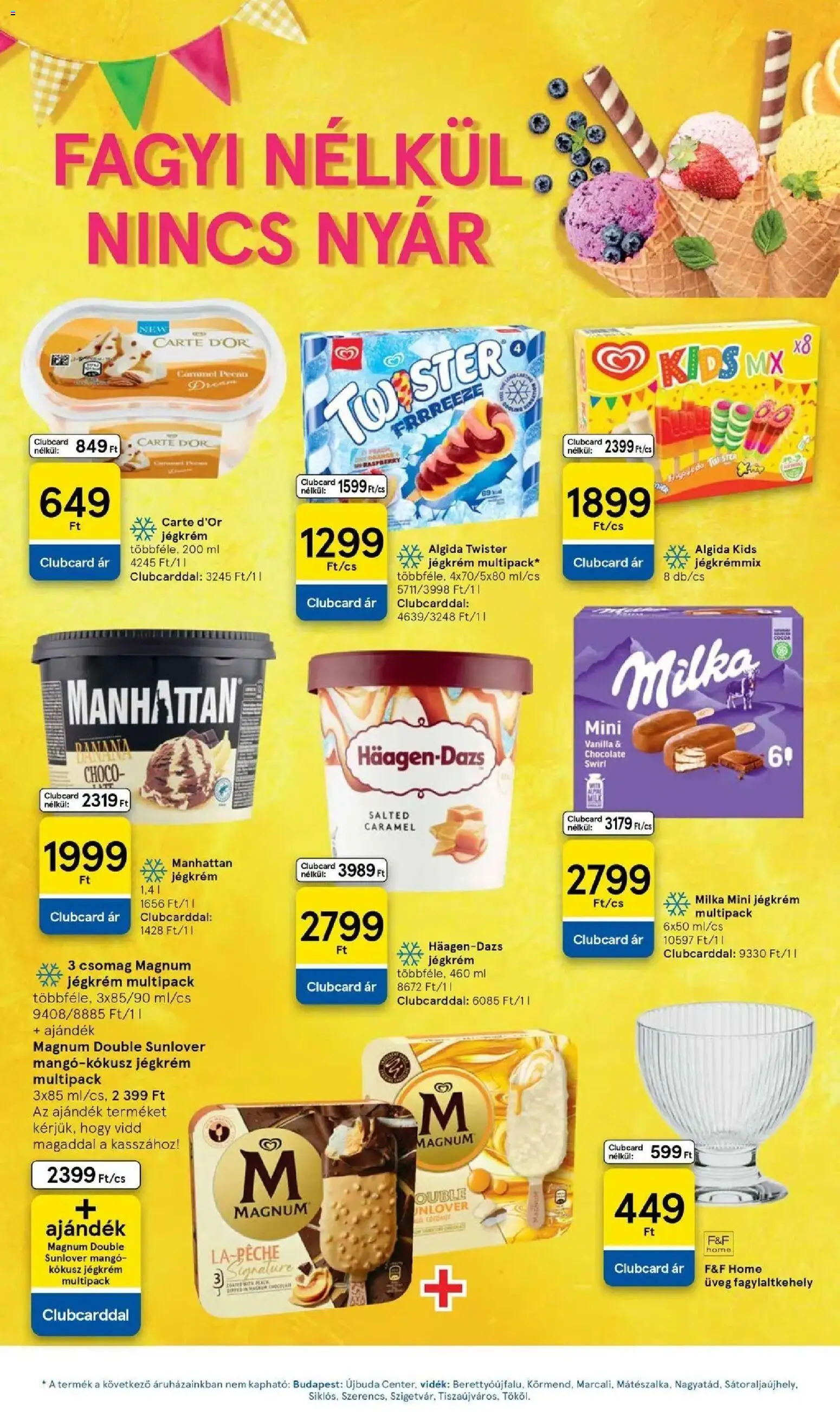 Tesco akciós ujság - amely érvényes a következő dátumtól: 2026.08.18. | Oldal: 9 | Termékek: Milka, Kokusz, Fagyi, Jégkrém