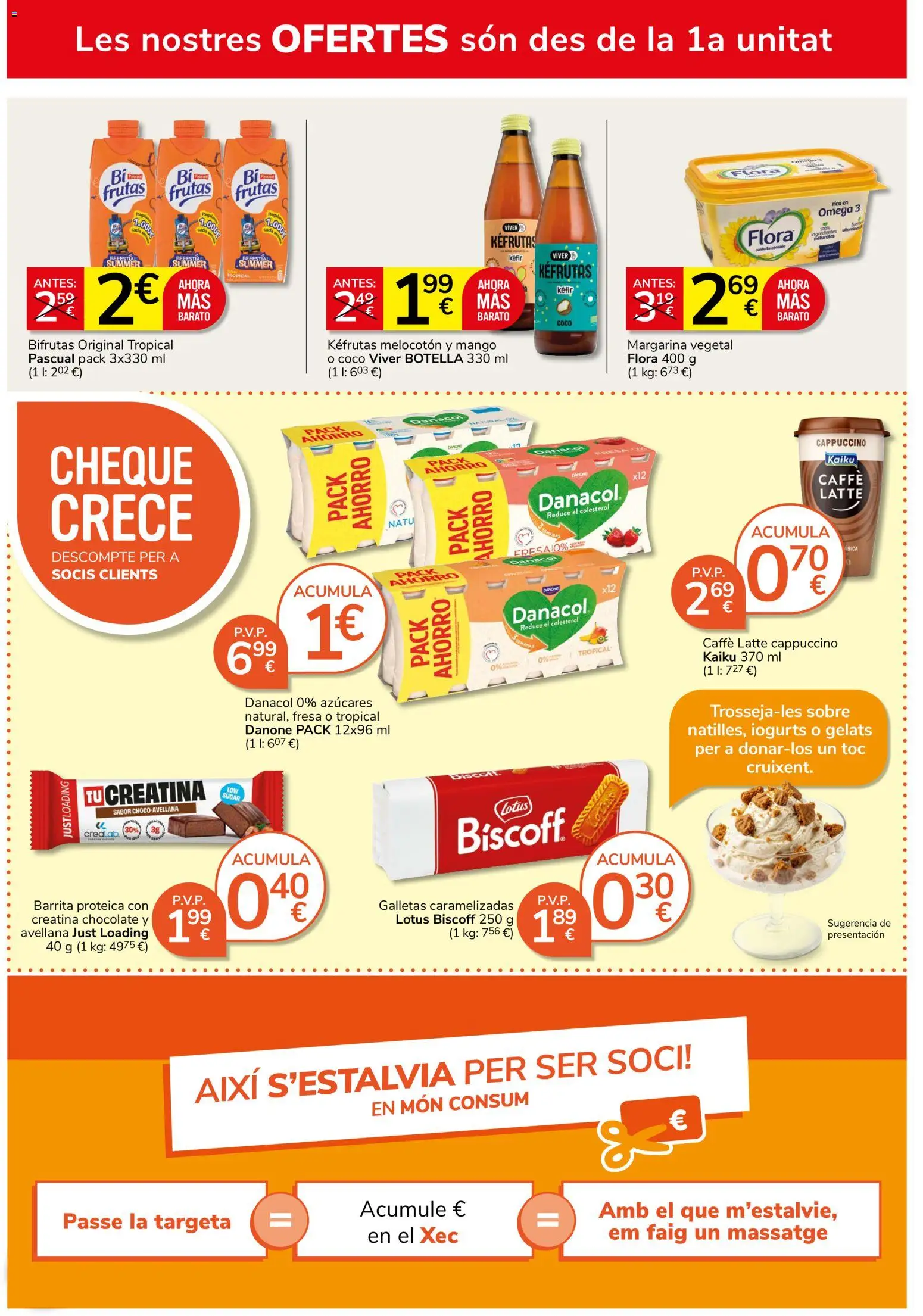 Consum folleto │ válido desde el 23/07/2026 | Página: 6 | Productos: Δοχείο φοντί, Chocolate, Galletas, Ρούτερ