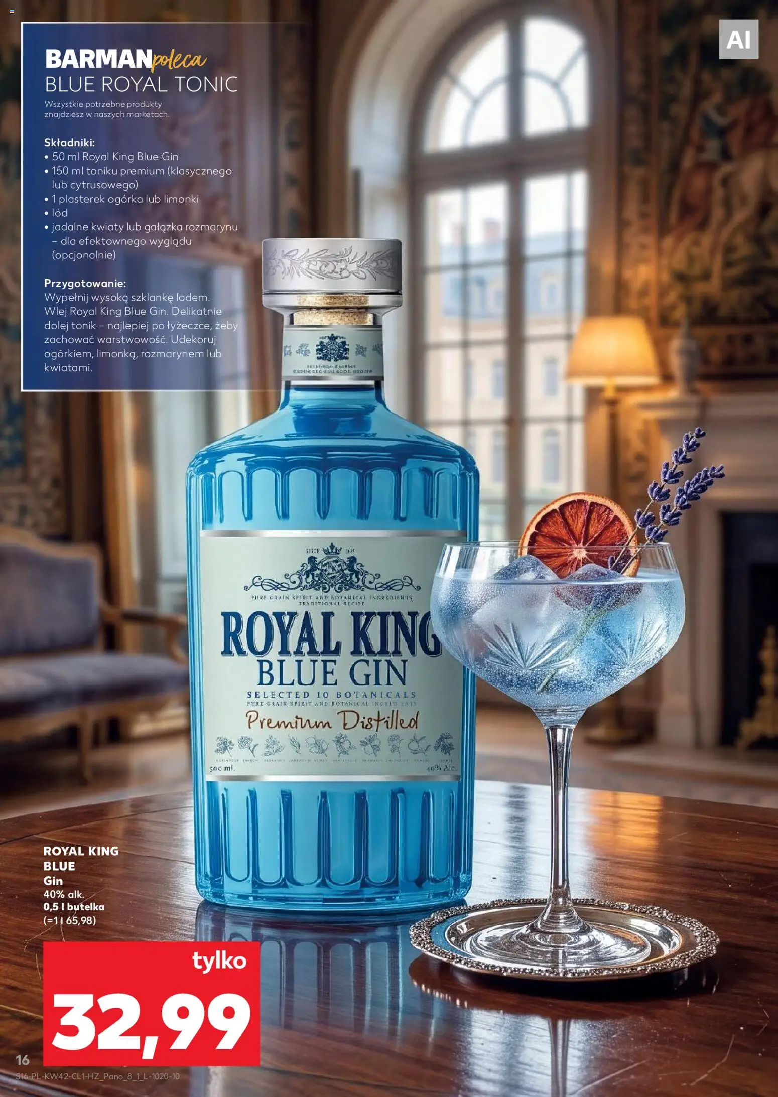 Kaufland Polsko leták - Barek od 15.10.2026 | Strana: 16 | Produkty: Gin, Tonic