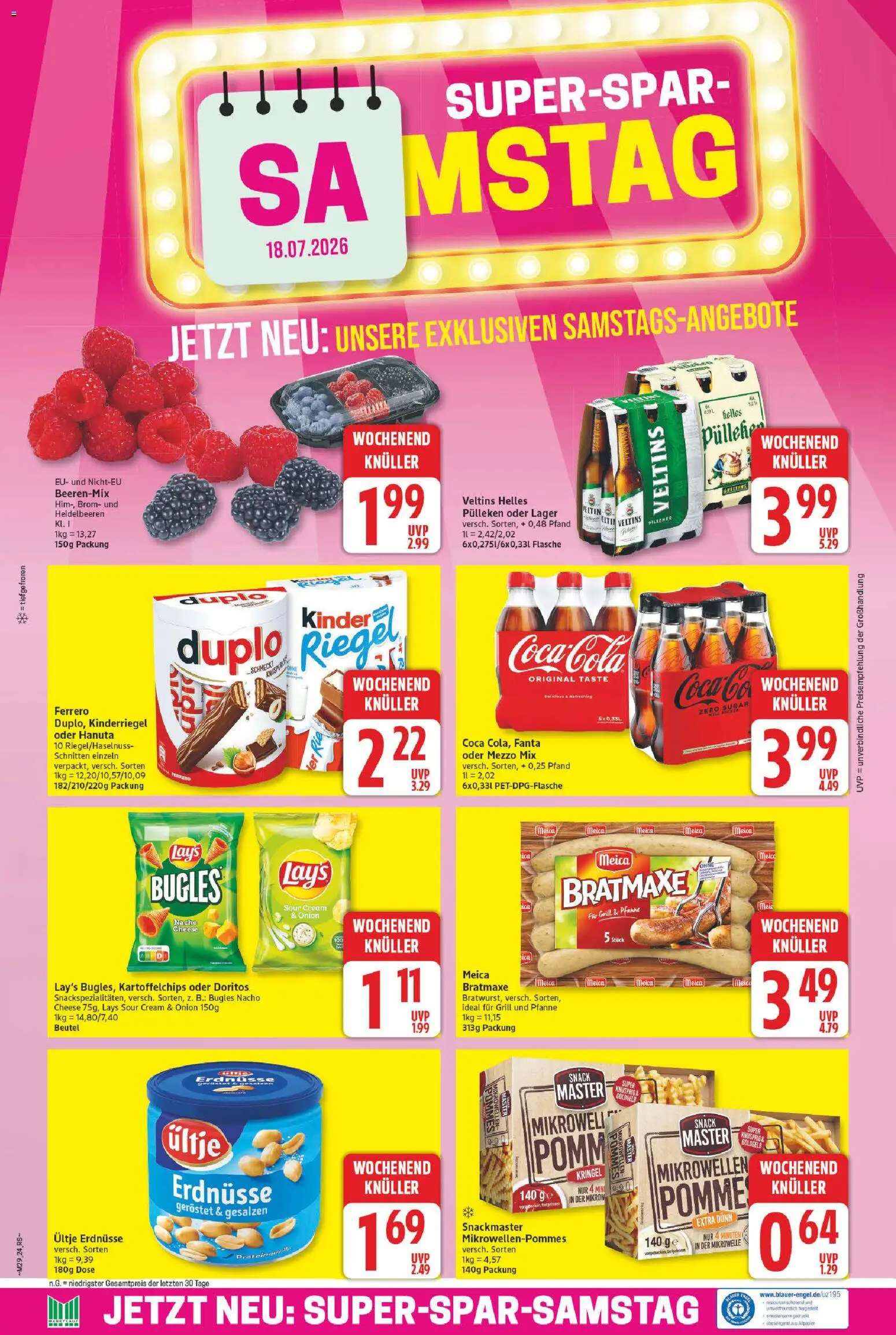 Marktkauf Prospekt – gültig ab 13.07.2026 | Seite: 30 | Produkte: Grill, Meica, Oder mezzo mix, Veltins