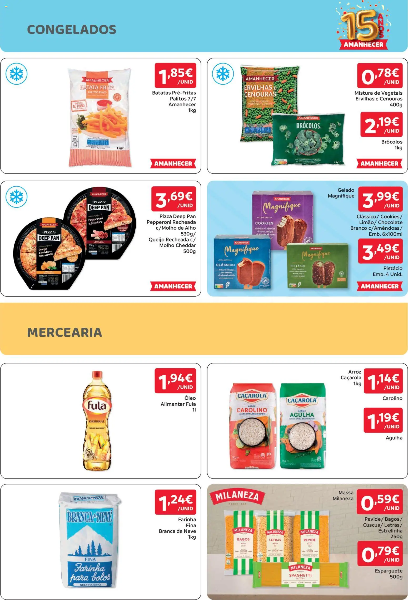 Amanhecer folheto │ válido de 27/08/2026 | Página: 3 | Produtos: Batata, Milaneza, Óleo, Alho