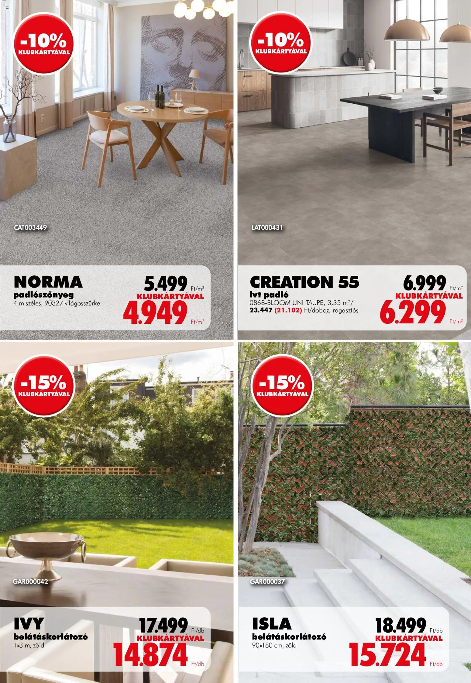 Diego akciós ujság - amely érvényes a következő dátumtól: 2026.09.01. | Oldal: 4 | Termékek: Padlószőnyeg