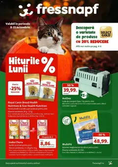 Ofertele Fressnapf valabile de la 08.10.2026